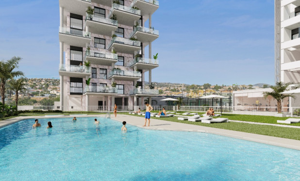 Mieszkanie w bloku - Nowy budynek - Calpe - NB-97200