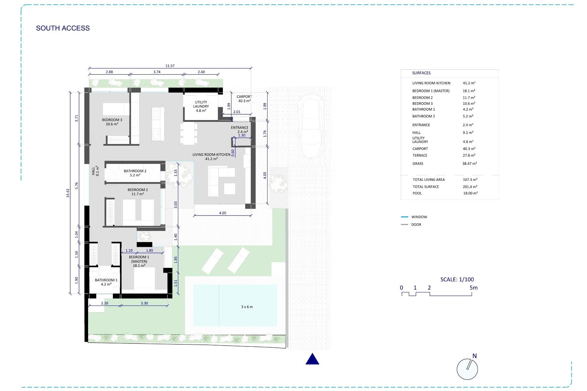 Neue Gebäude - Villa - Banos y Mendigo - Altaona Golf