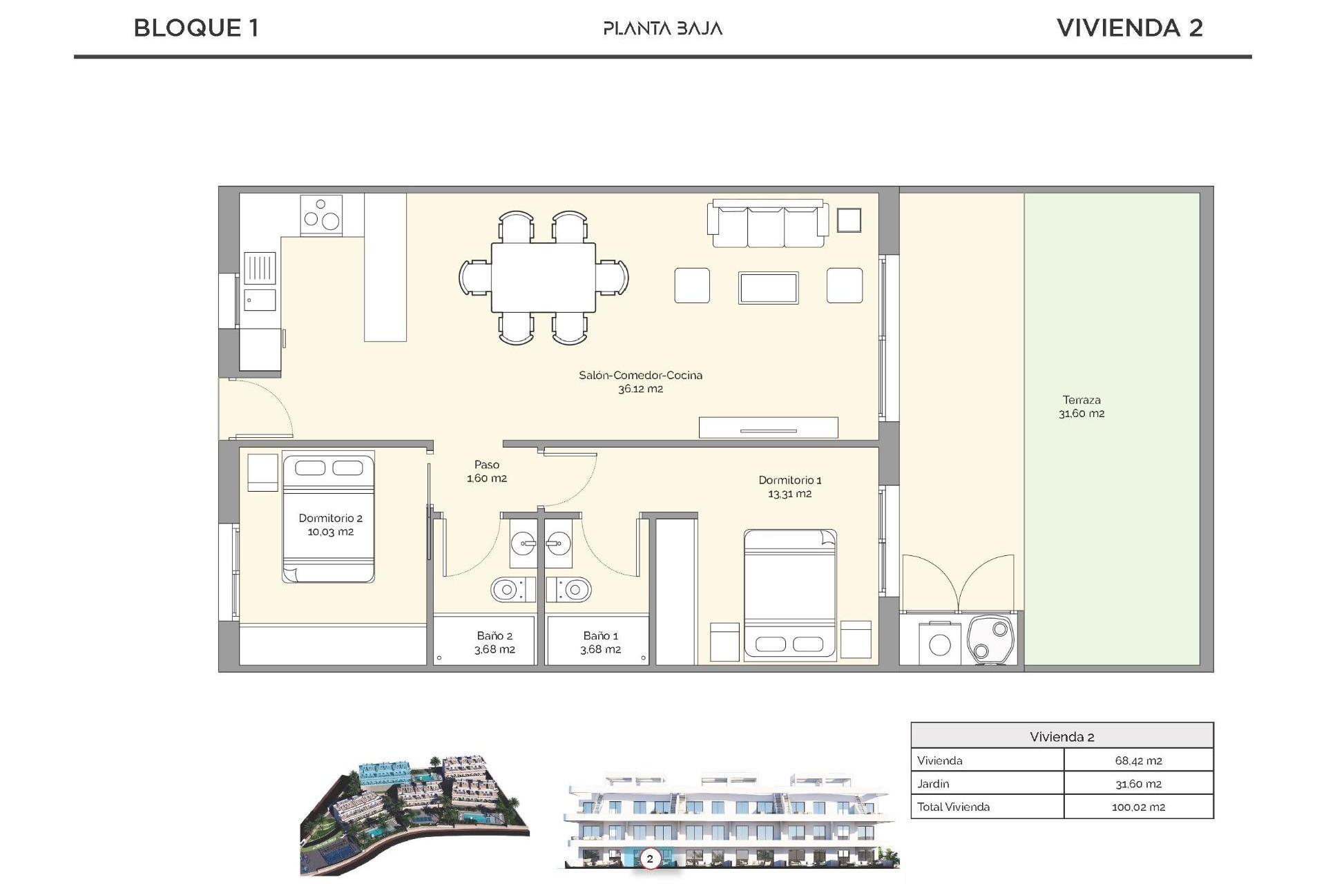 Neue Gebäude - Wohnung - Finestrat - Golf Piug Campana