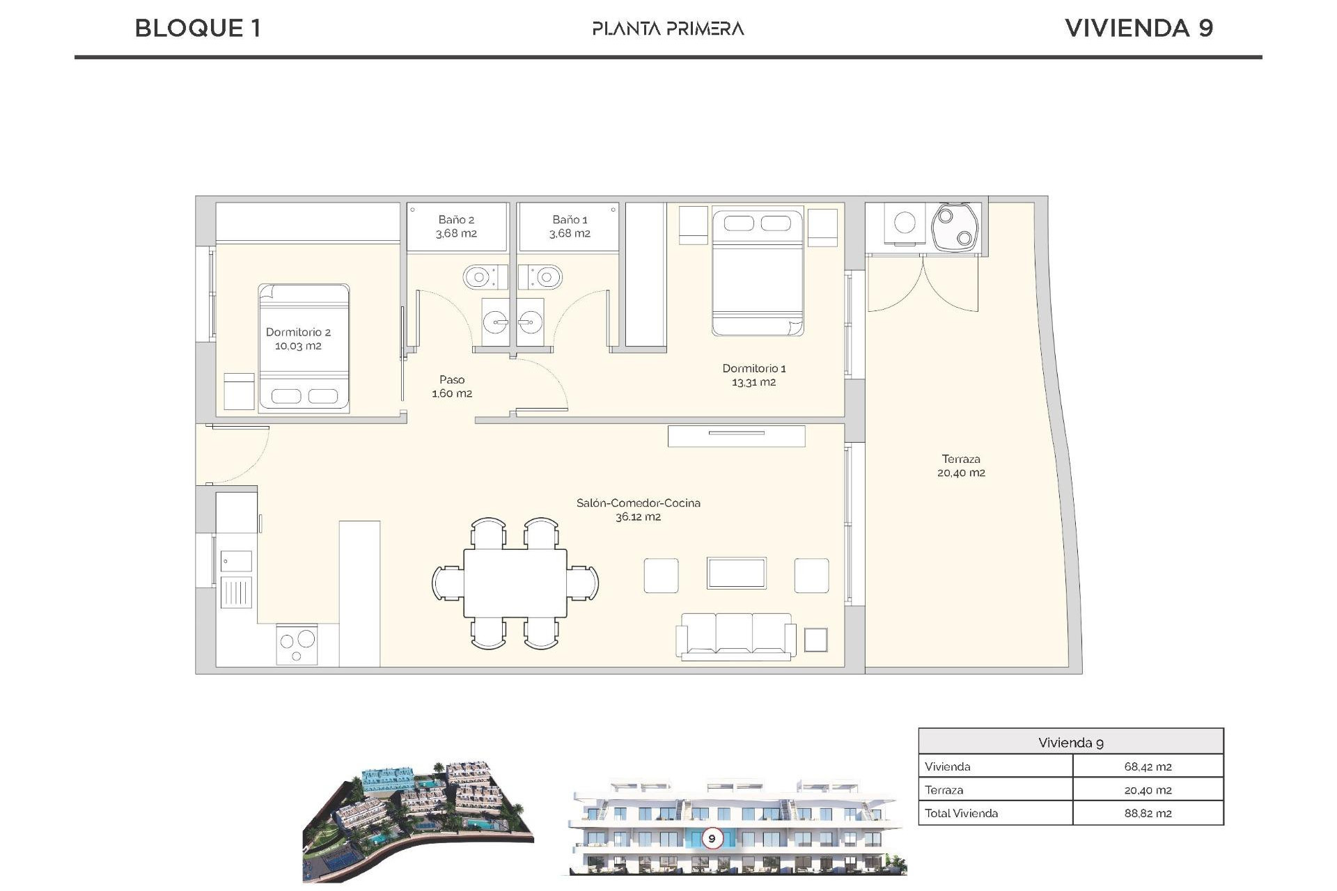 Neue Gebäude - Wohnung - Finestrat - Golf Piug Campana