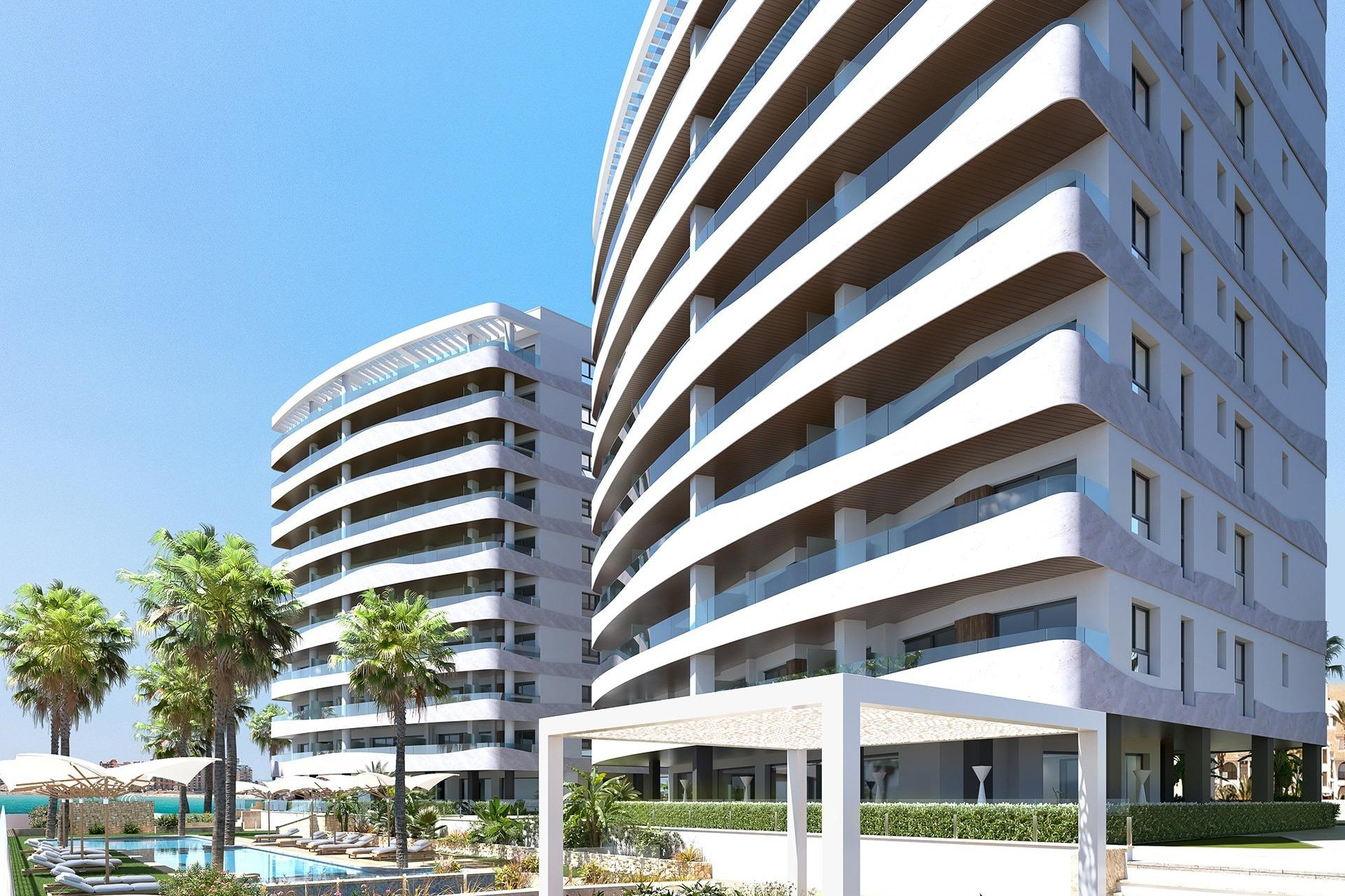 Neue Gebäude - Wohnung - La Manga del Mar Menor - 1ª Linea Del Mar Mediterraneo