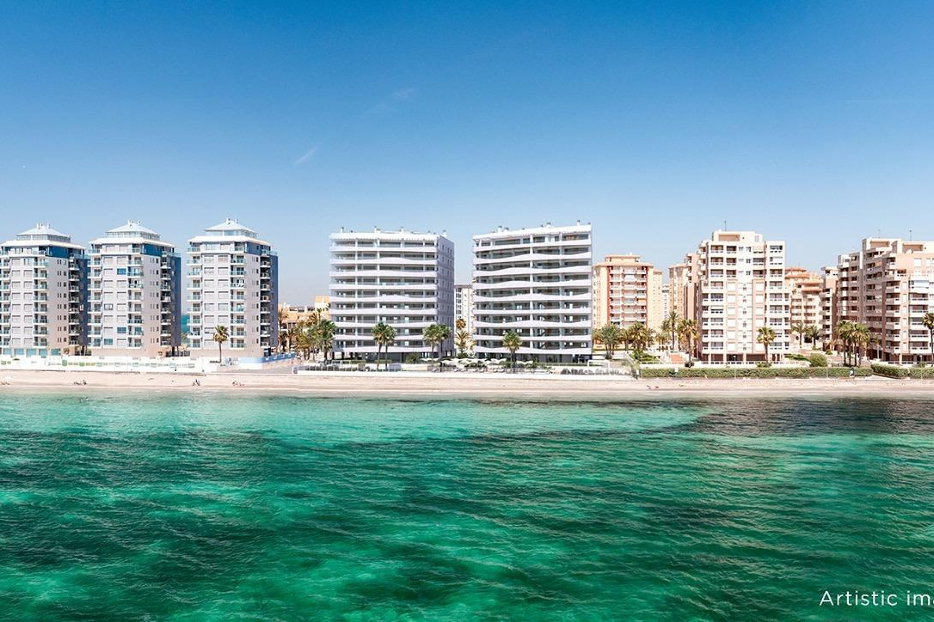 Neue Gebäude - Wohnung - La Manga del Mar Menor - 1ª Linea Del Mar Mediterraneo