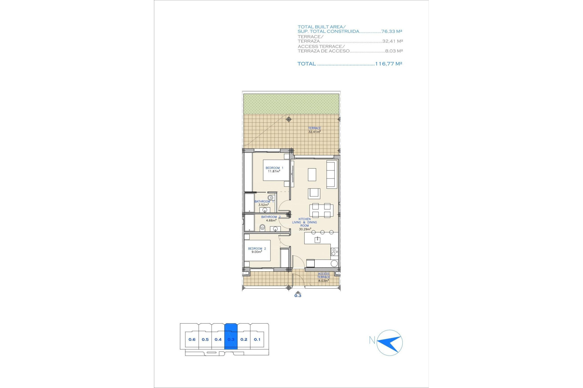 Neue Gebäude - Wohnung - Los Alcazares - Serena Golf