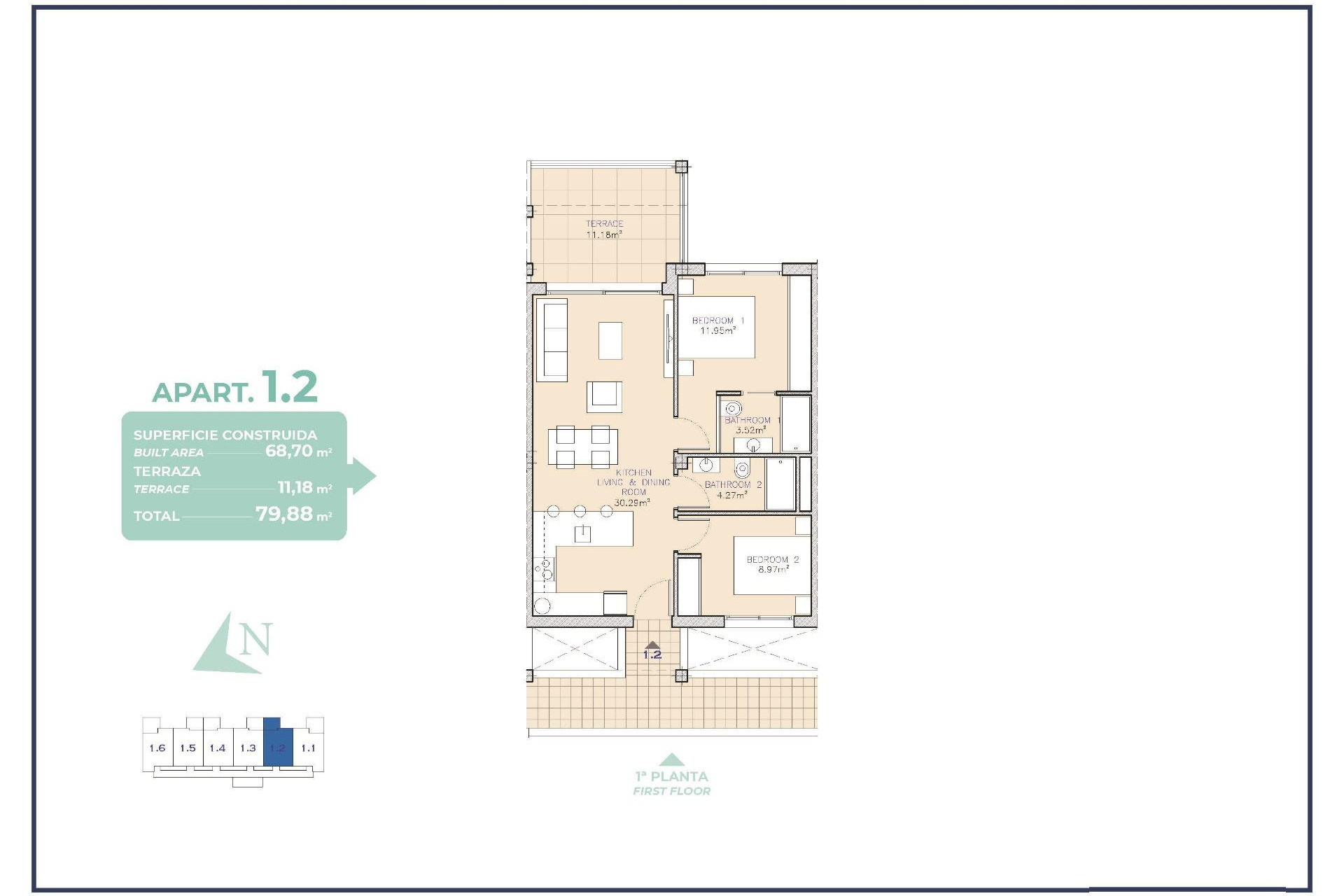 Neue Gebäude - Wohnung - Los Alcazares - Serena Golf