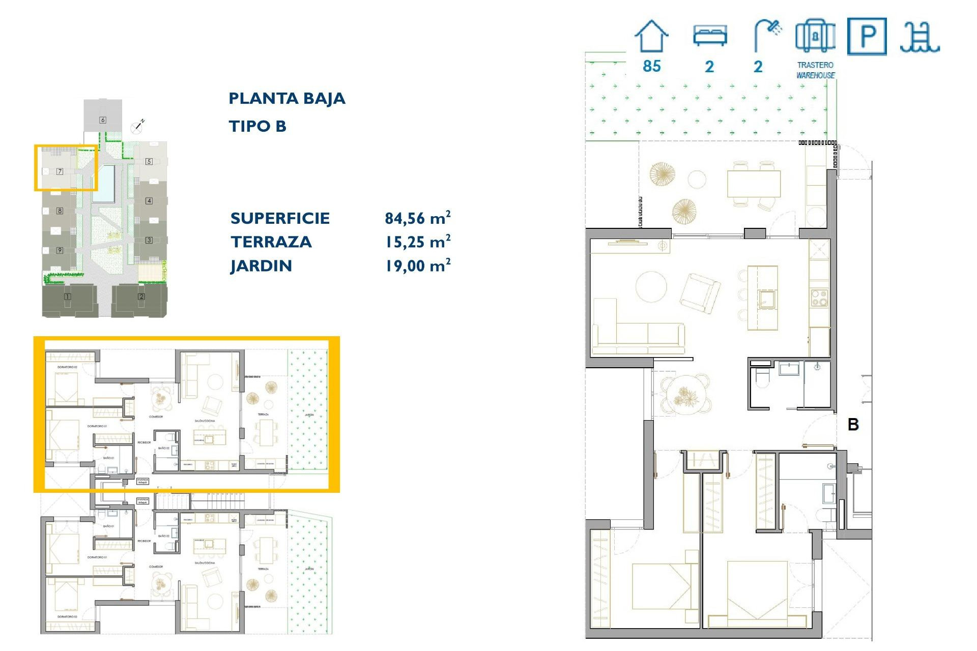 Neue Gebäude - Wohnung - San Pedro del Pinatar - Pueblo