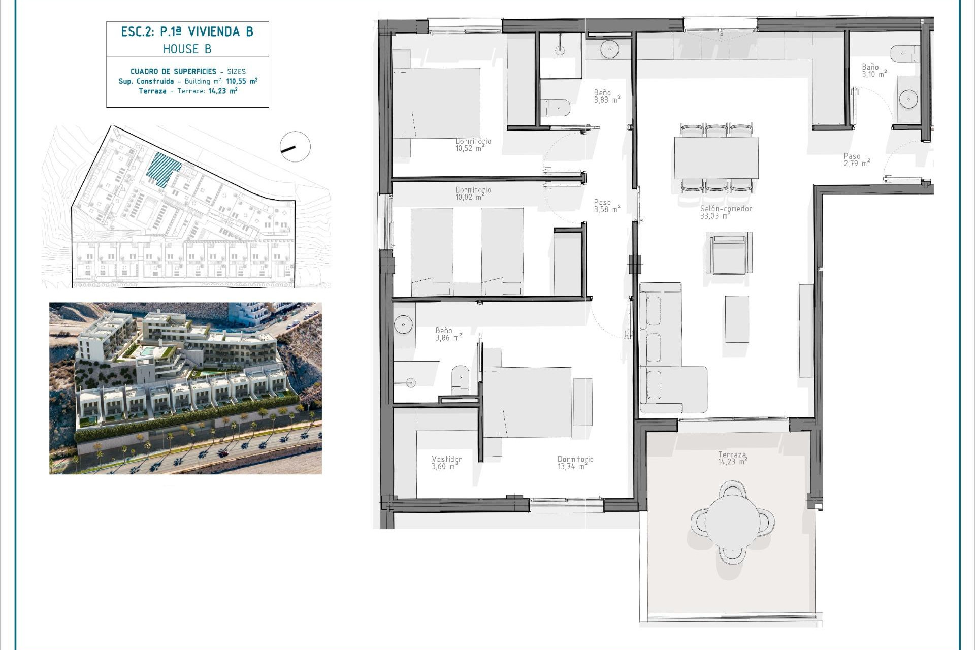 New Build - Apartment / flat - Aguilas - El Hornillo