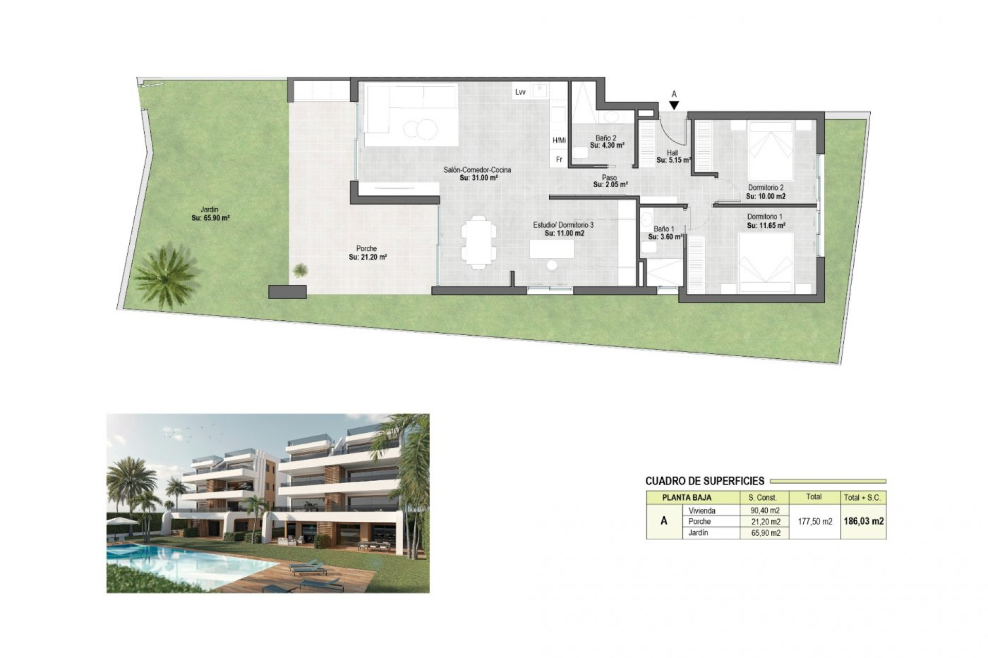 New Build - Apartment / flat - Alhama De Murcia - Condado De Alhama Resort