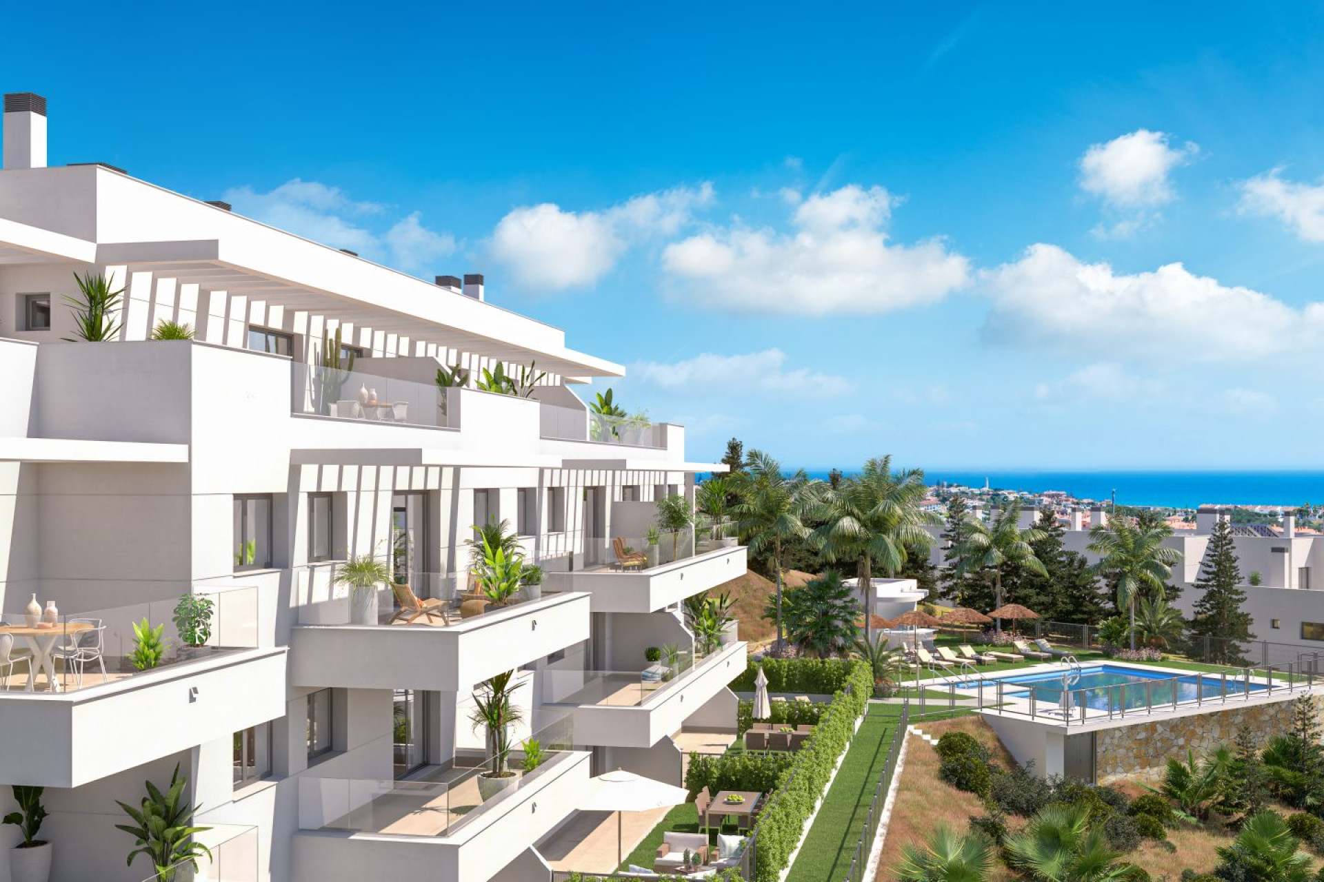 New Build - Apartment / flat - Las Lagunas de Mijas