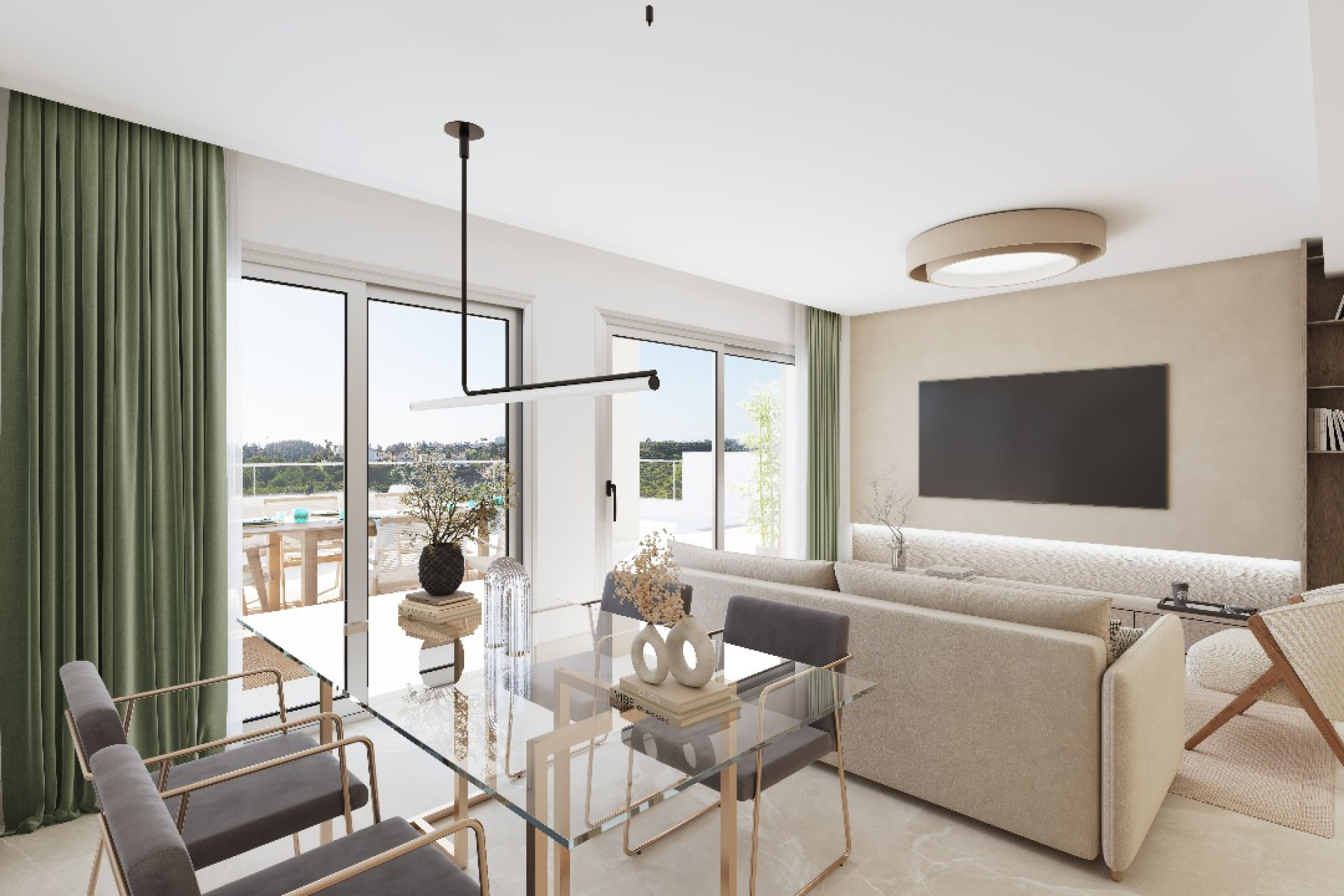 New Build - Apartment / flat - Las Lagunas de Mijas