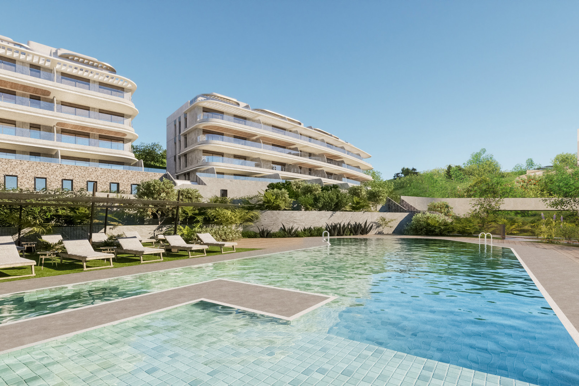 New Build - Apartment / flat - Las Lagunas de Mijas