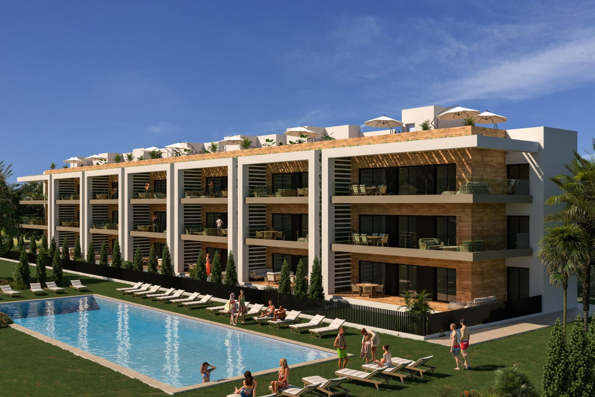 New Build - Apartment / flat - Los Alczares - Serena Golf