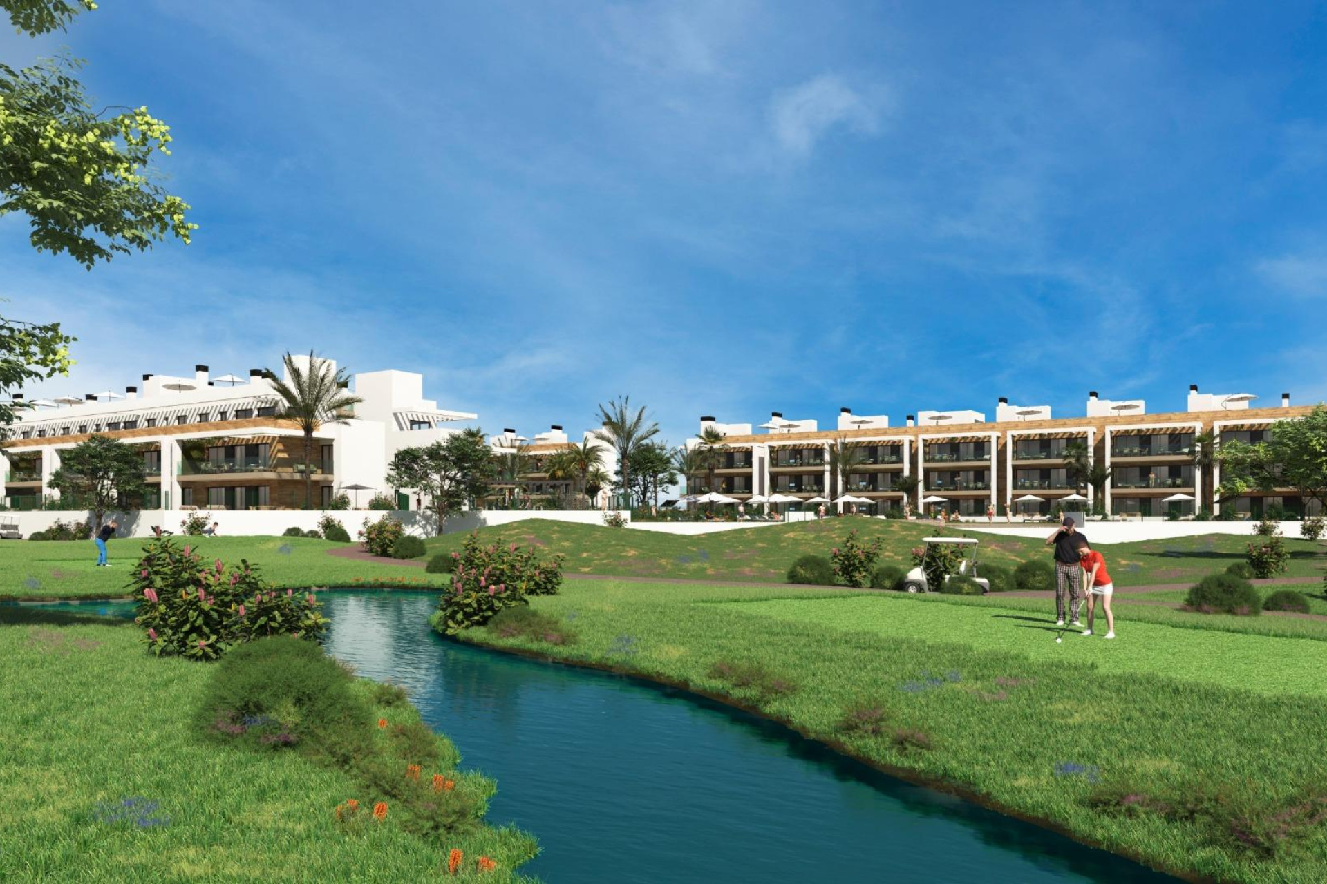 New Build - Apartment / flat - Los Alczares - Serena Golf