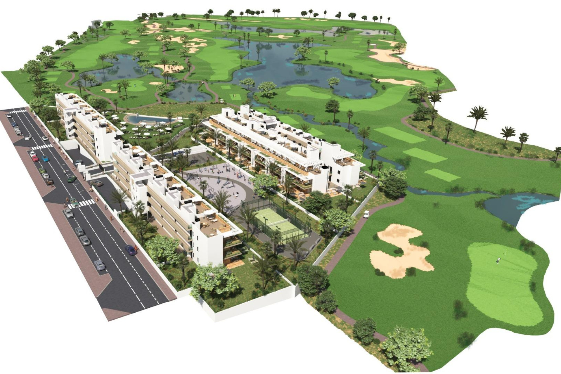 New Build - Apartment / flat - Los Alczares - Serena Golf