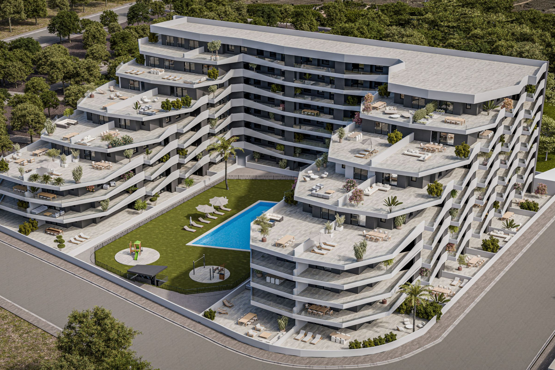 New Build - Apartment / flat - San Miguel de Salinas