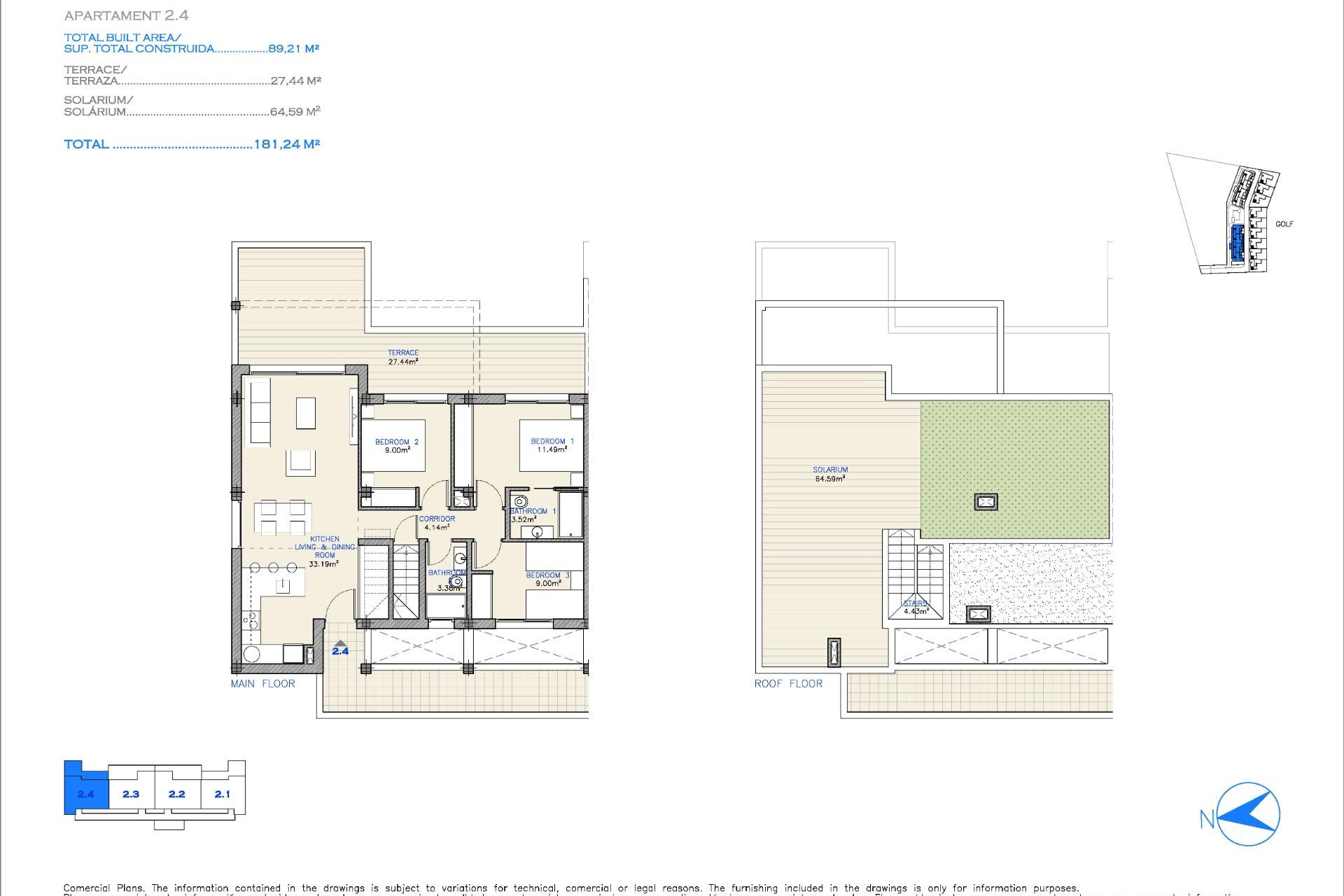 New Build - Penthouse - Los Alczares - Serena Golf