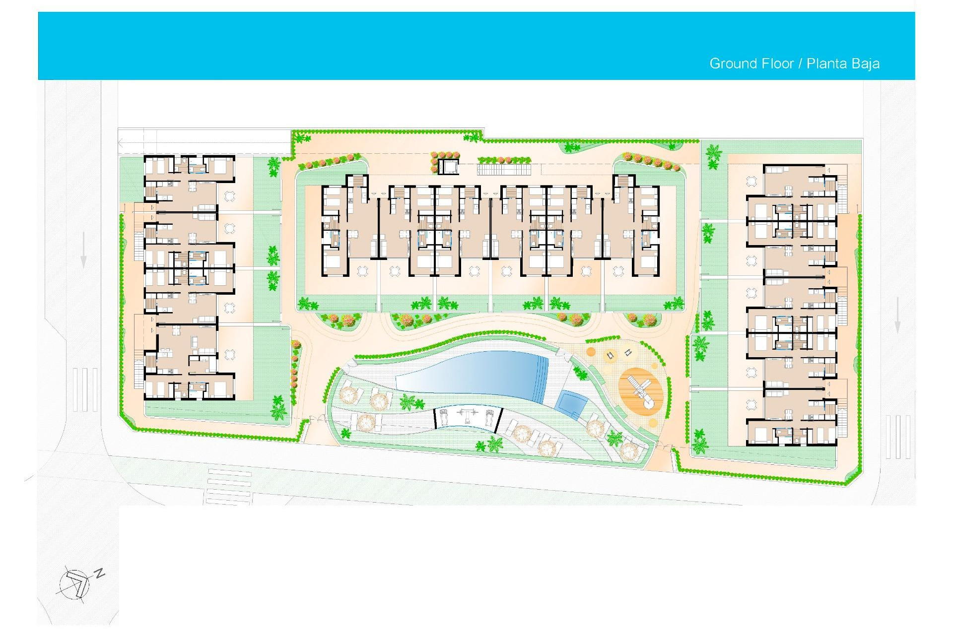 New Build - Townhouse - Pilar de la Horadada - Polideportivo