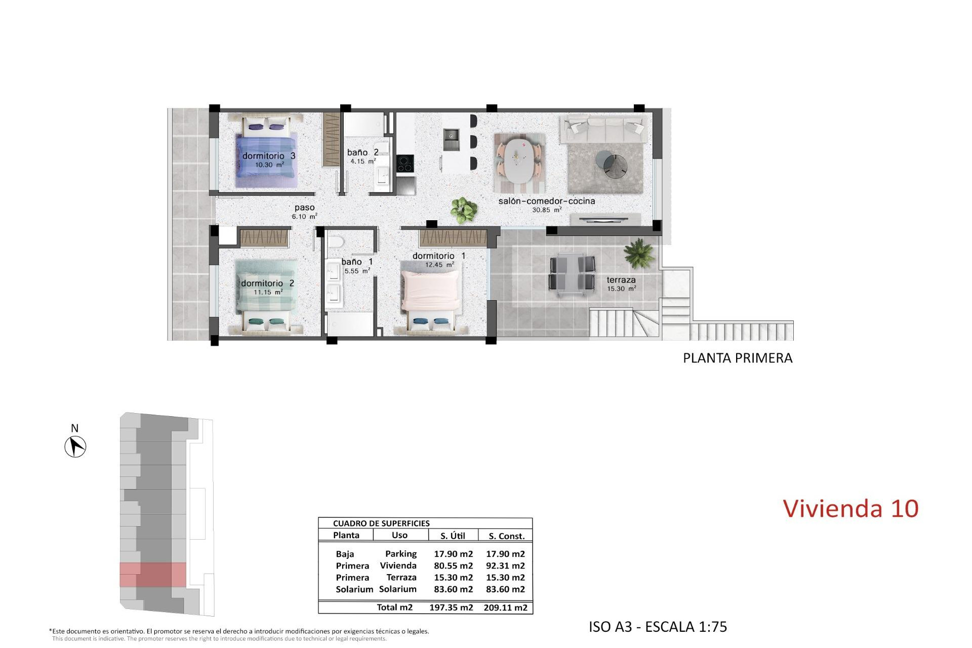 New Build - Townhouse - Pilar de la Horadada - pueblo