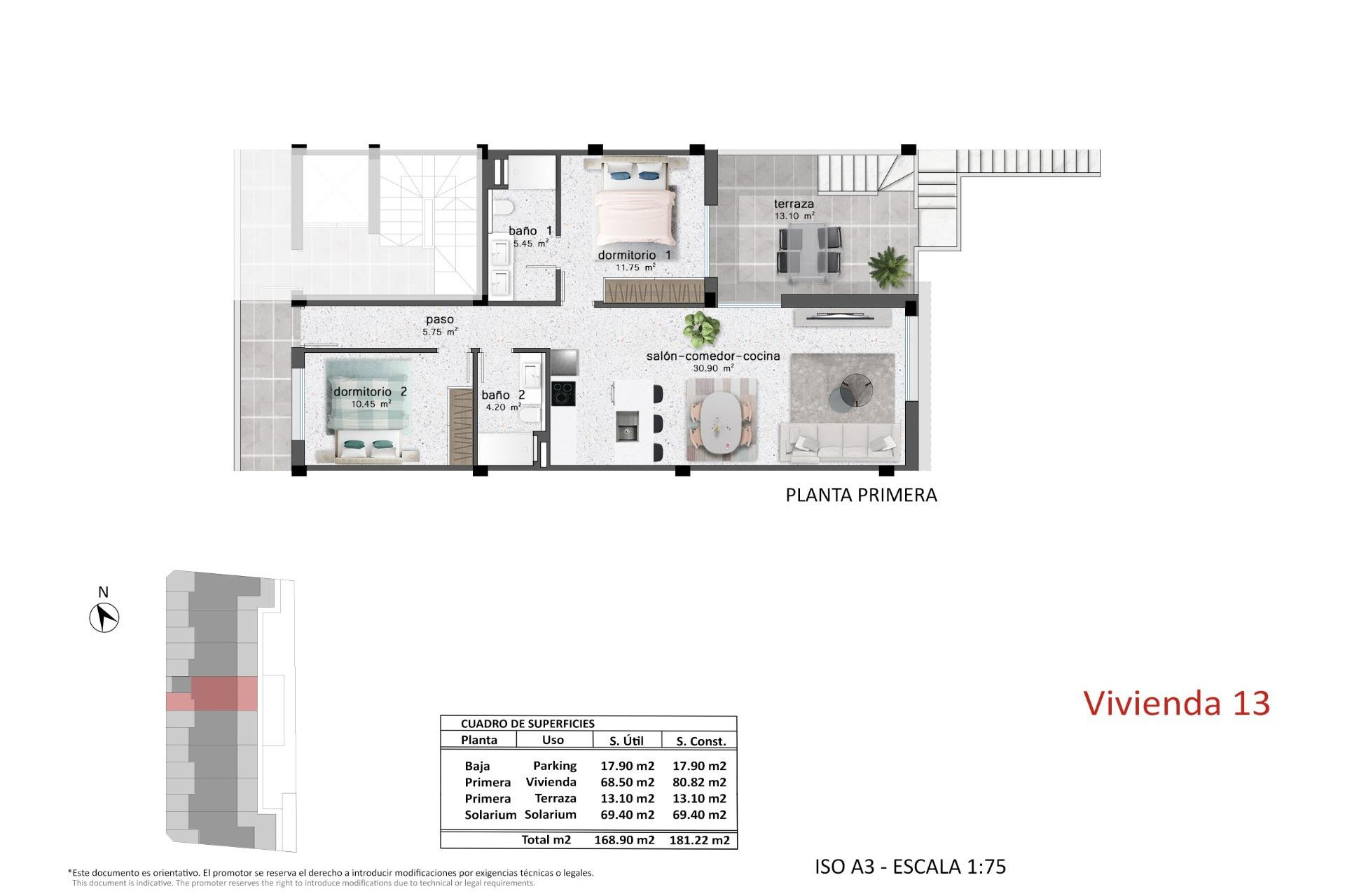 New Build - Townhouse - Pilar de la Horadada - pueblo