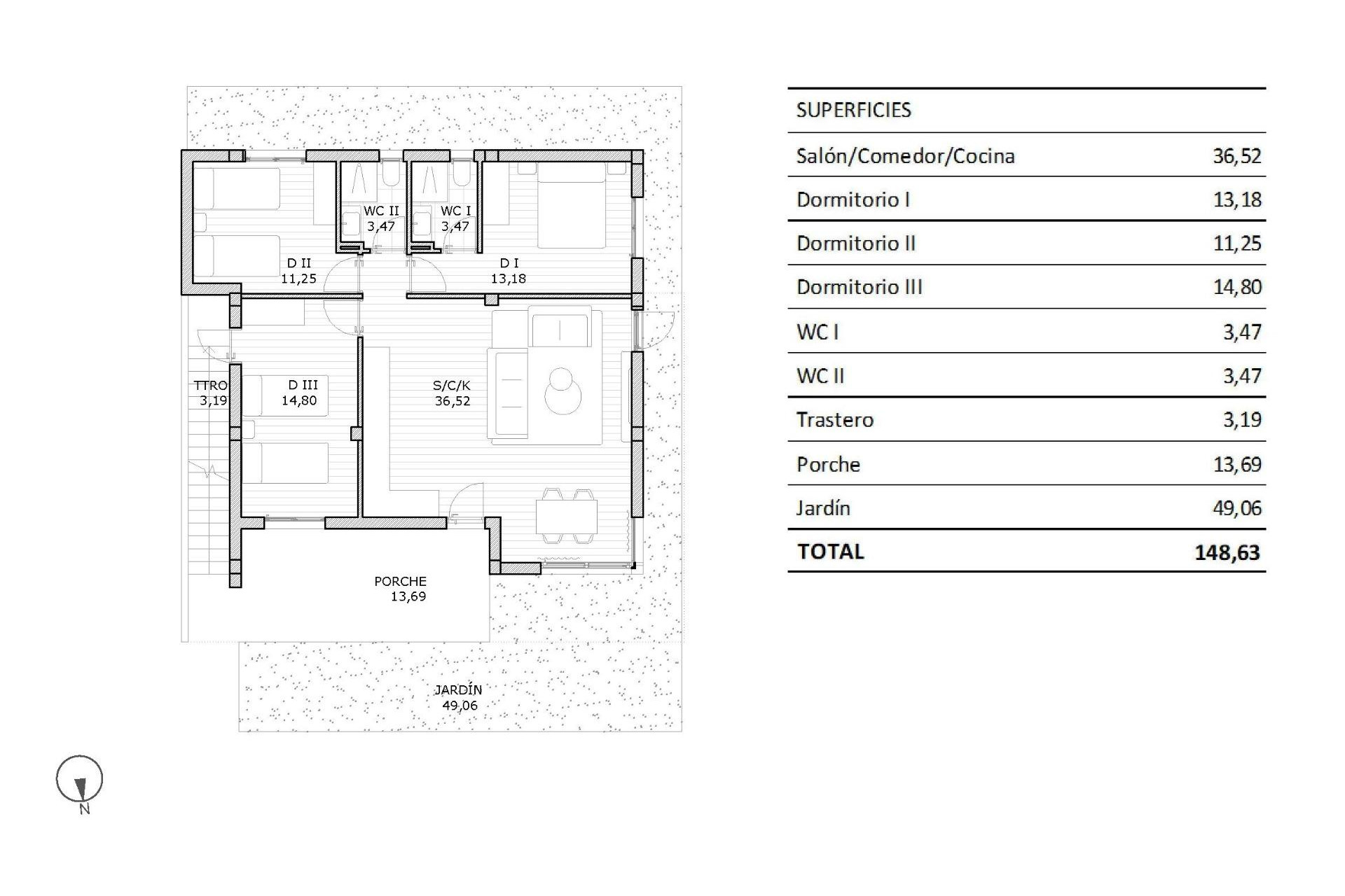 New Build - Townhouse - San Miguel de Salinas - Pueblo