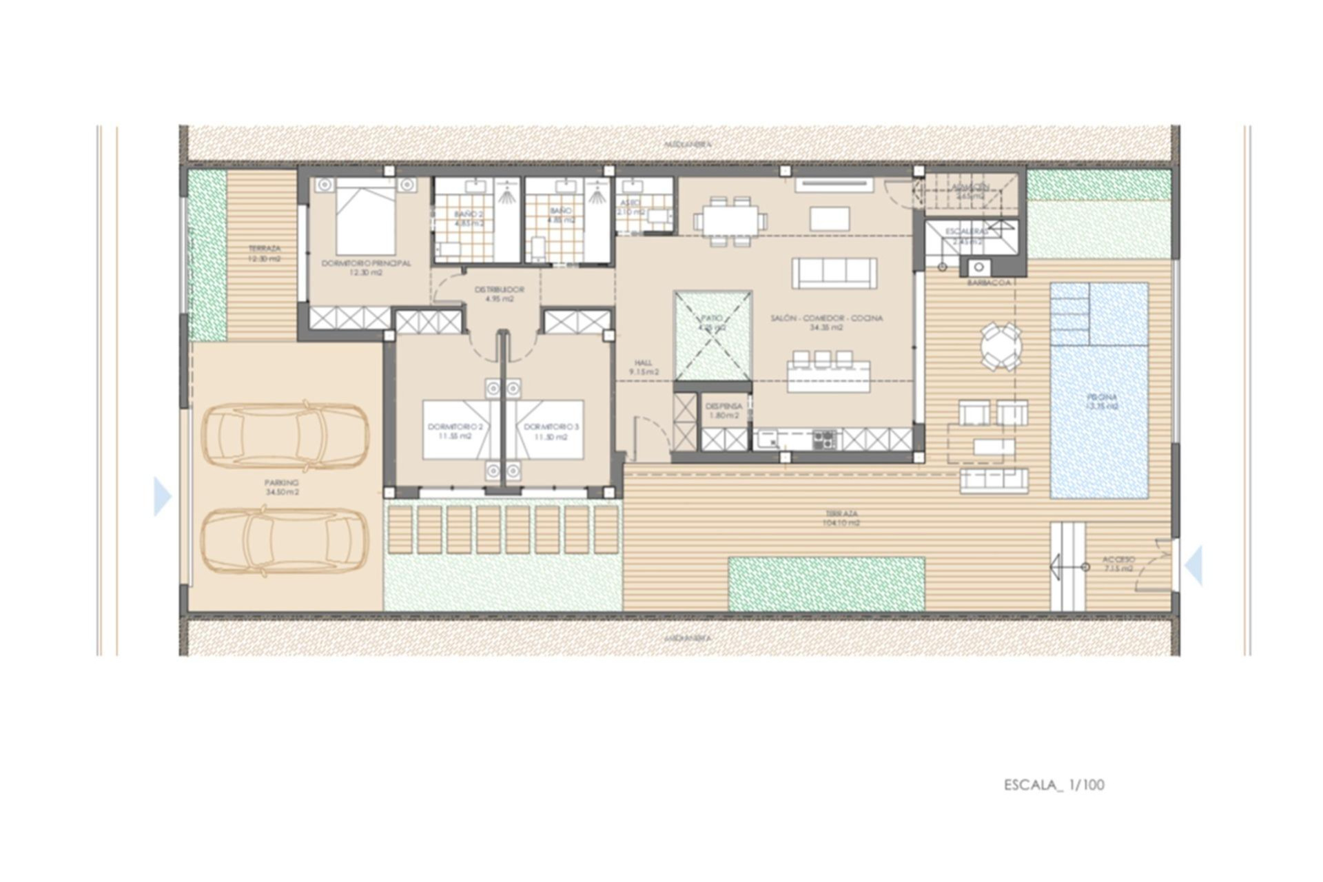 New Build - Villa - San Juan de los Terreros - Las Mimosas