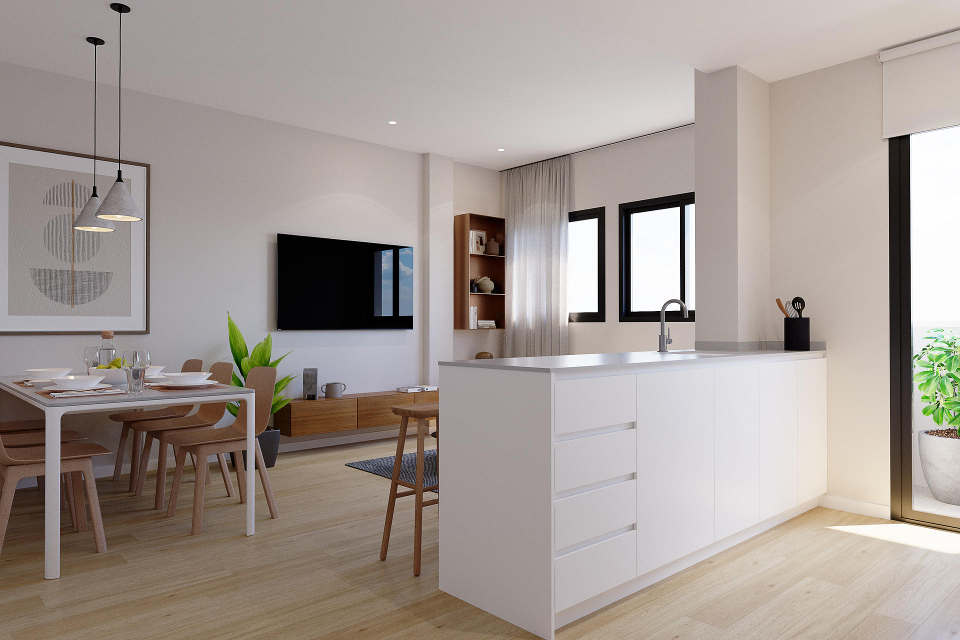 Nieuwbouw Woningen - Appartement / flat - Algorfa