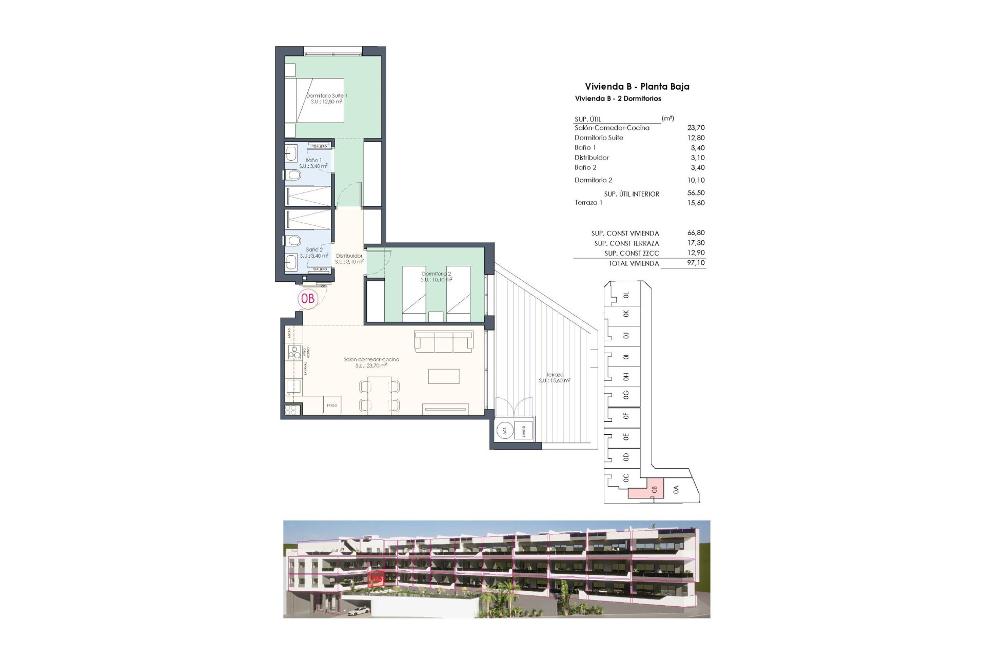 Nieuwbouw Woningen - Appartement / flat - Benijofar