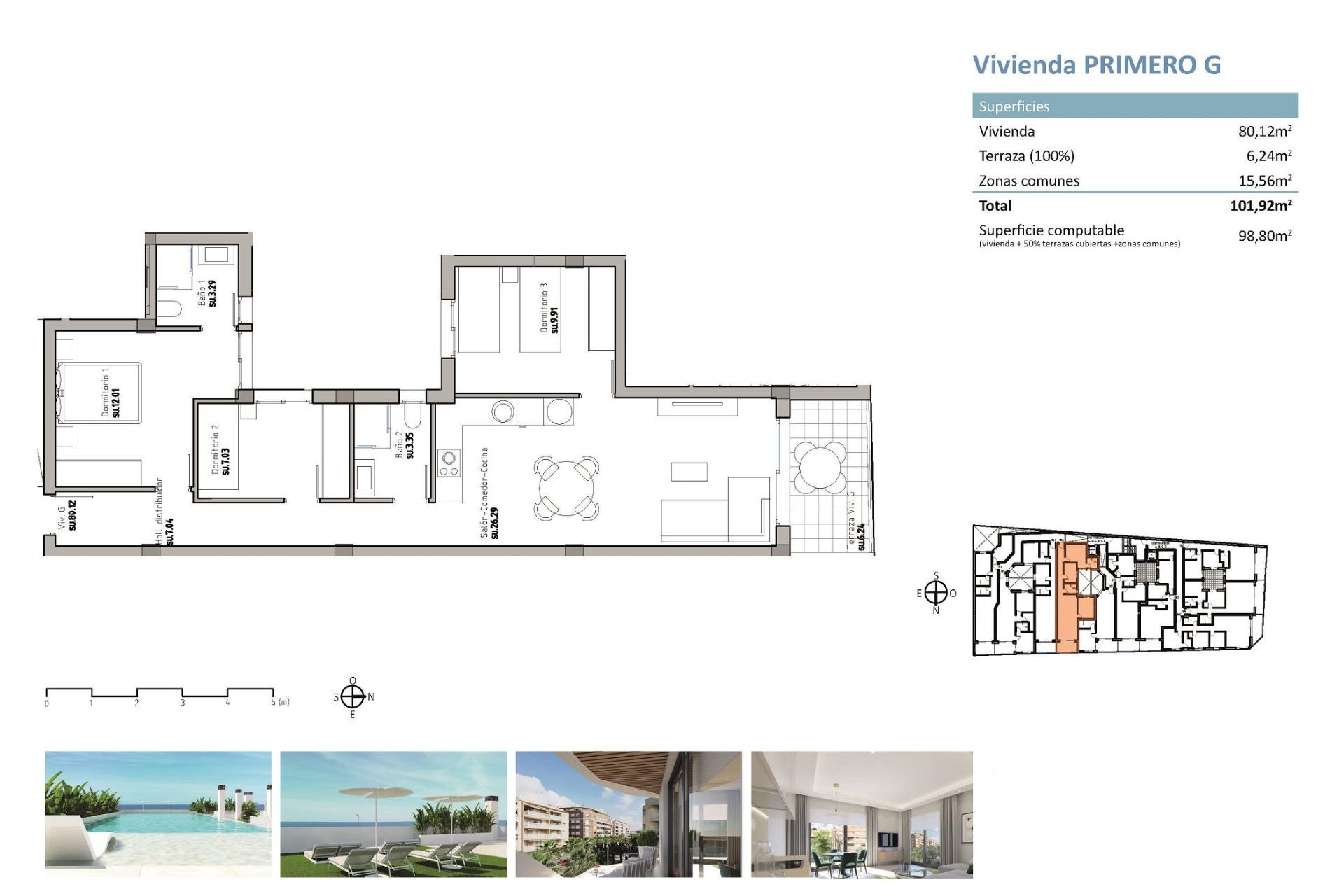 Nieuwbouw Woningen - Appartement / flat - Guardamar del Segura - Pueblo