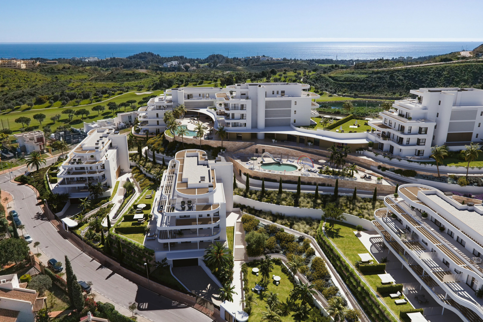 Nieuwbouw Woningen - Appartement / flat - Las Lagunas de Mijas