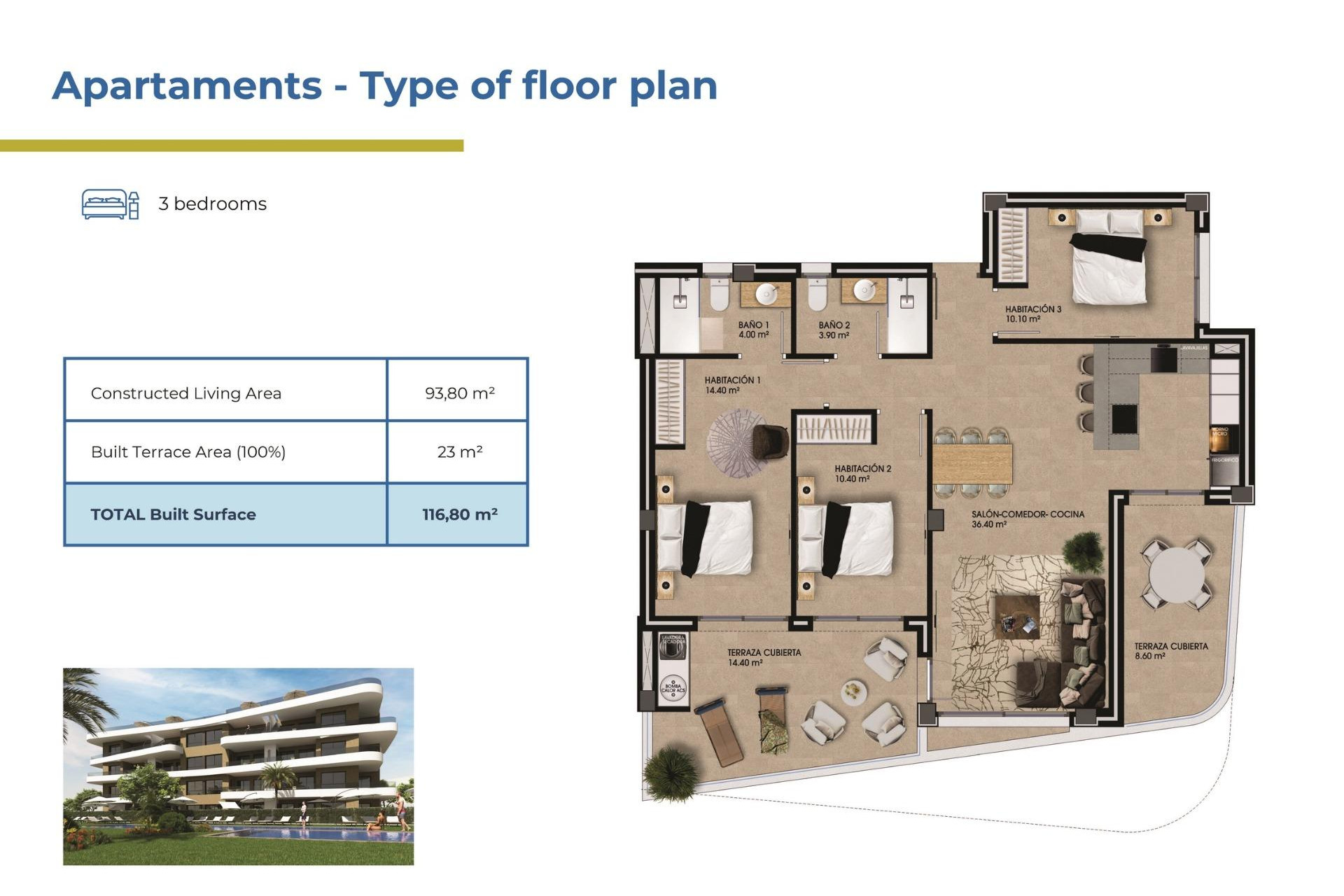 Nieuwbouw Woningen - Appartement / flat - Orihuela Costa - La Ciñuelica