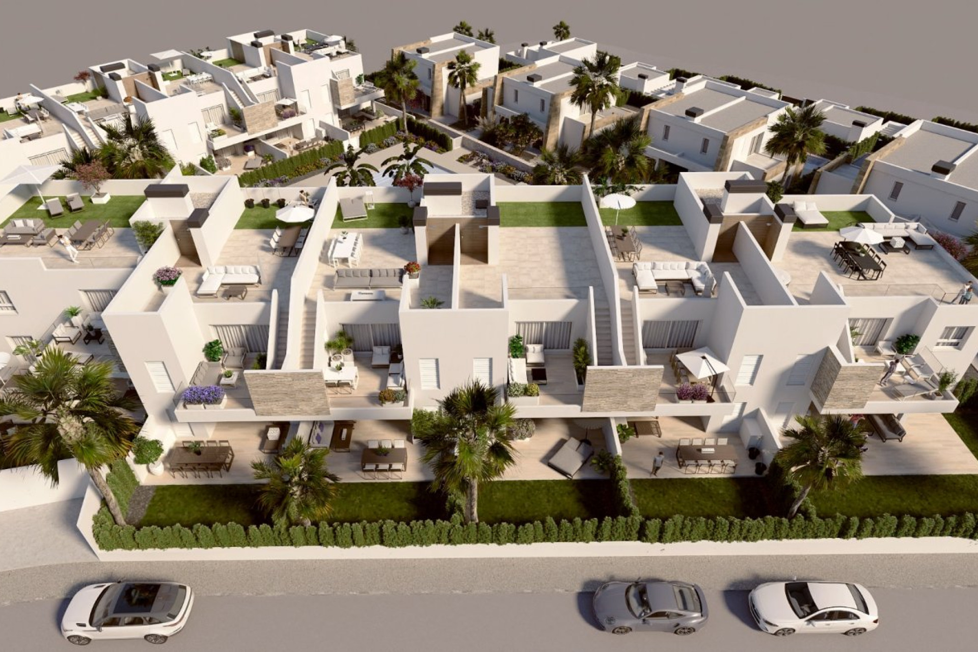 Nieuwbouw Woningen - Herenhuis - Algorfa - La Finca Golf