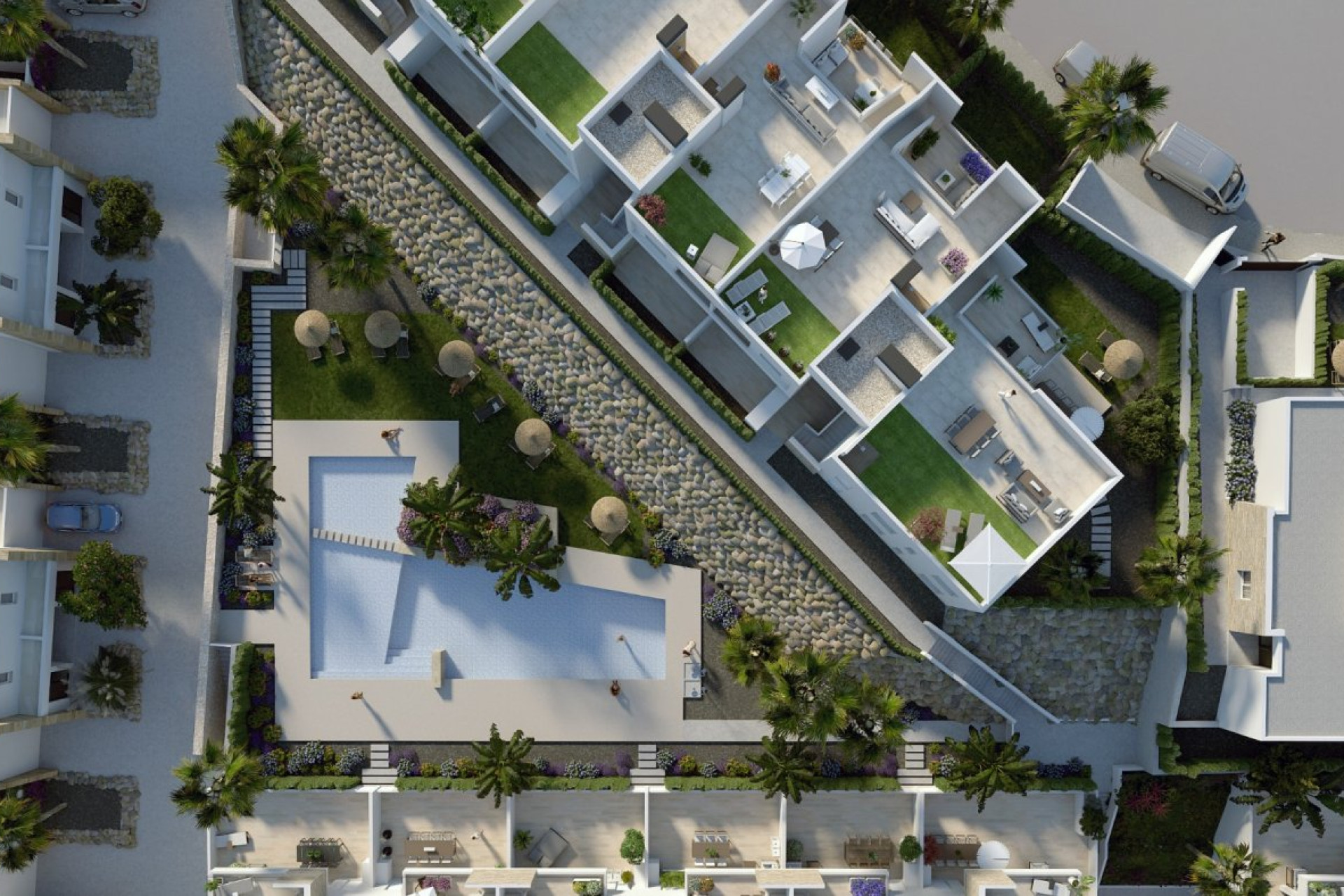 Nieuwbouw Woningen - Herenhuis - Algorfa - La Finca Golf