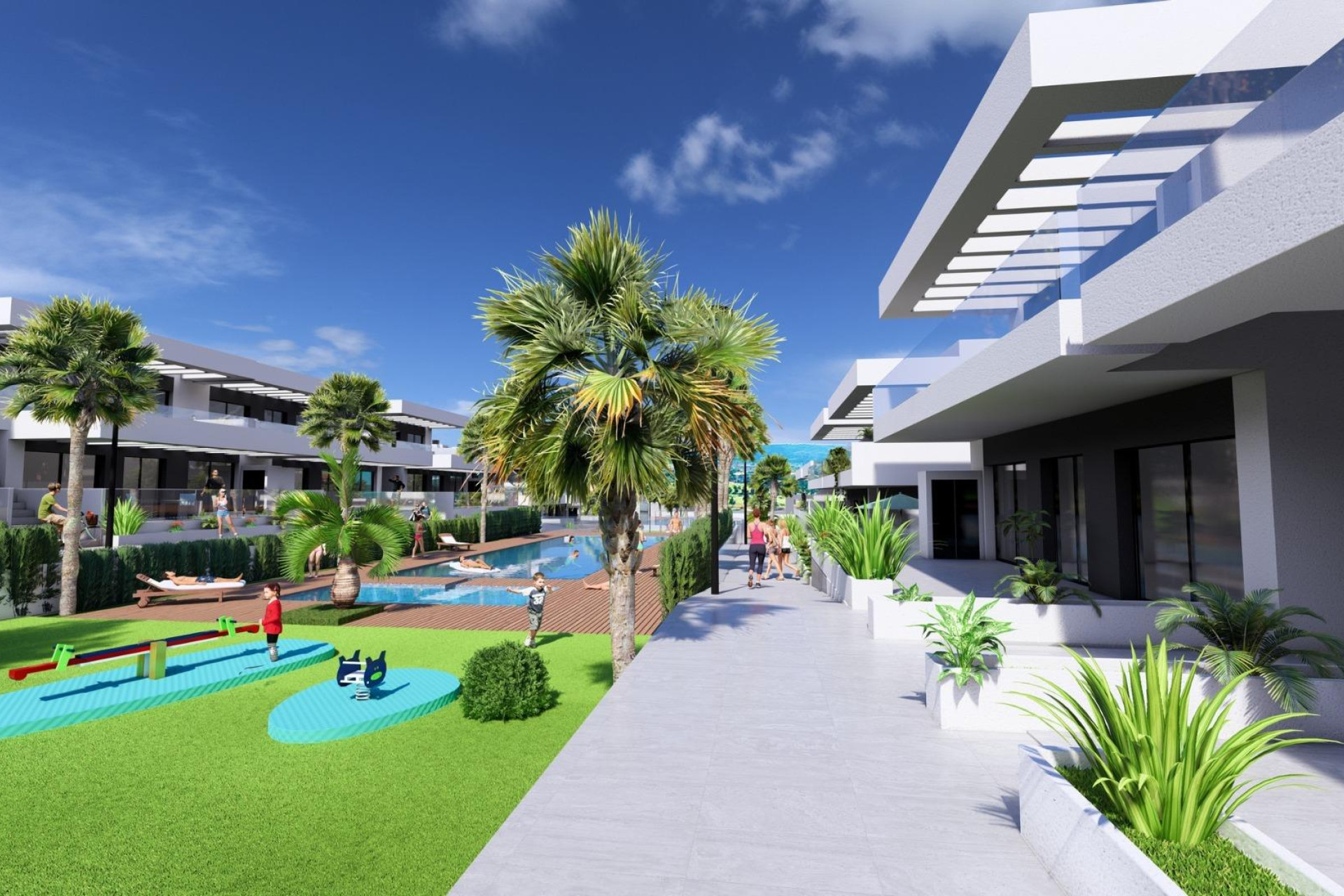 Nieuwbouw Woningen - Herenhuis - Algorfa - La Finca Golf