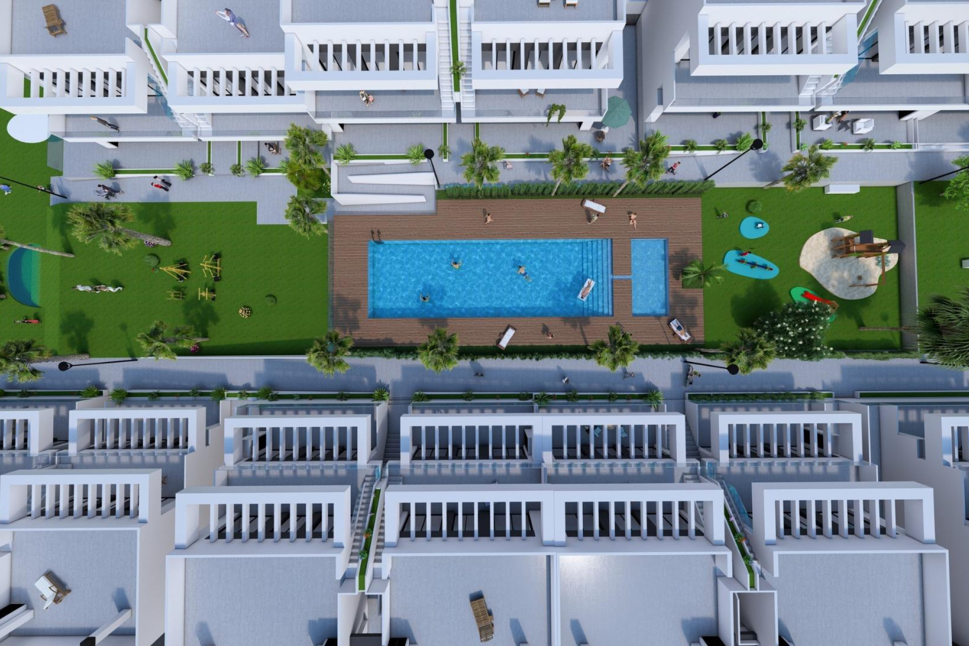 Nieuwbouw Woningen - Herenhuis - Algorfa - La Finca Golf