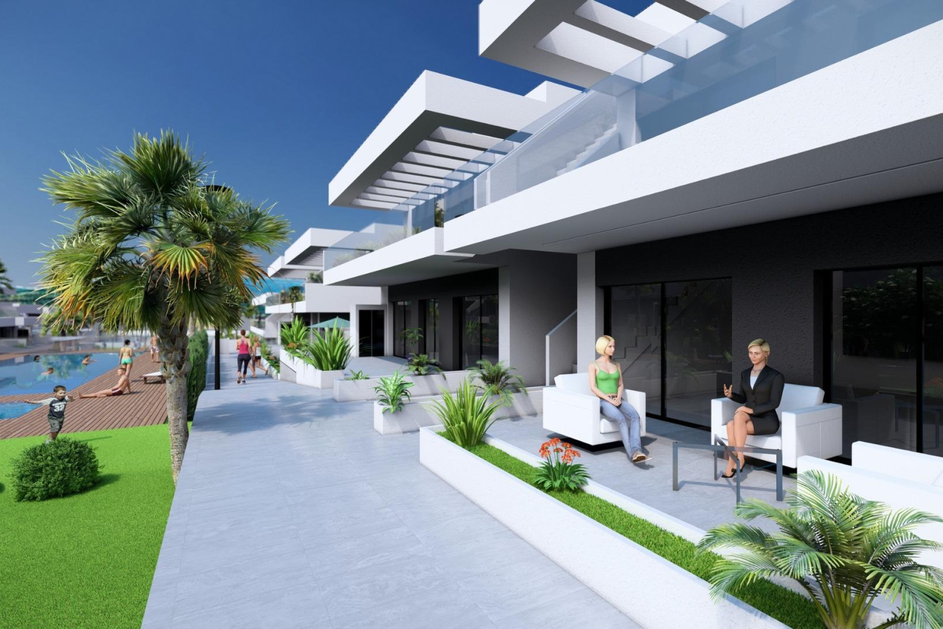 Nieuwbouw Woningen - Herenhuis - Algorfa - La Finca Golf