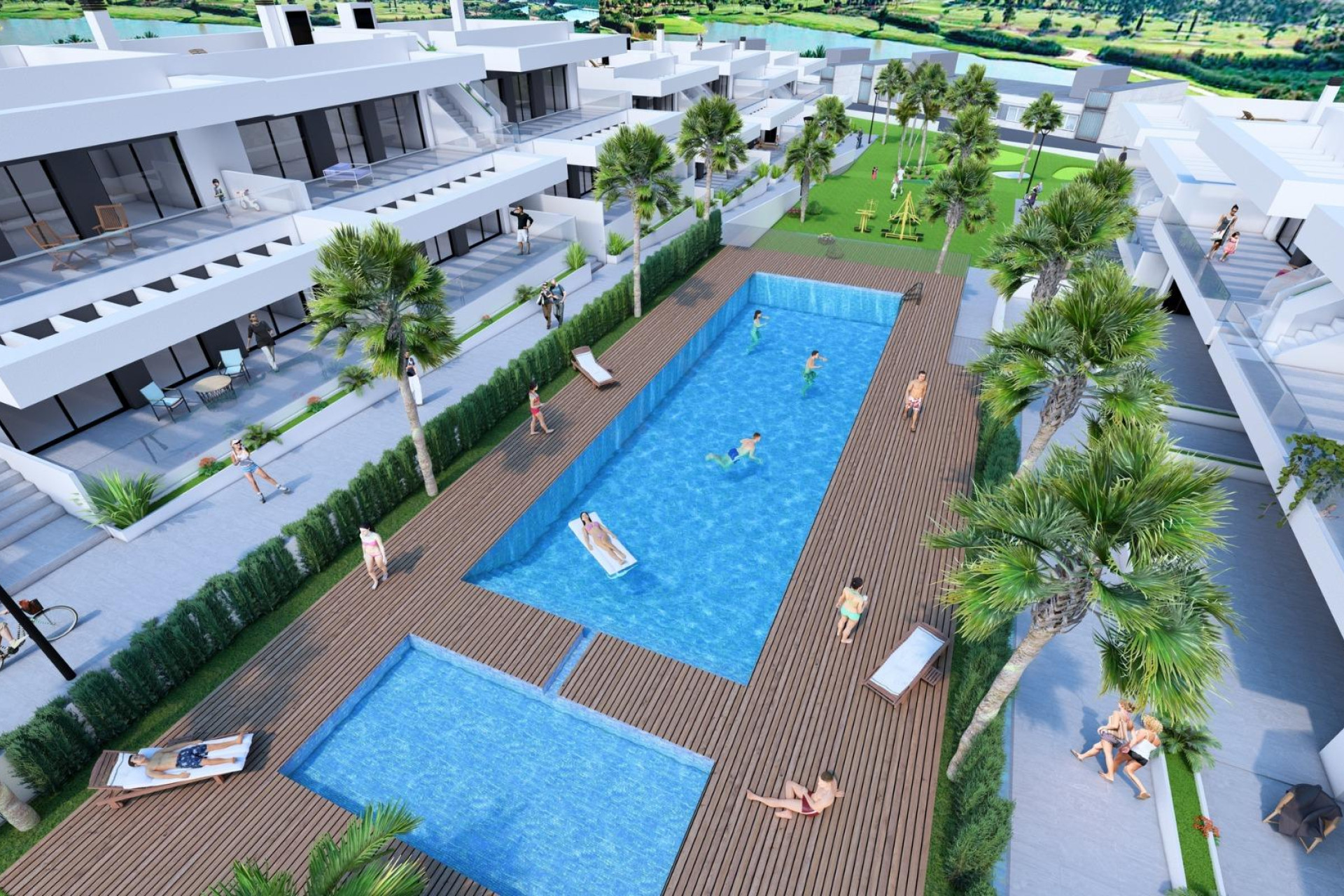 Nieuwbouw Woningen - Herenhuis - Algorfa - La Finca Golf