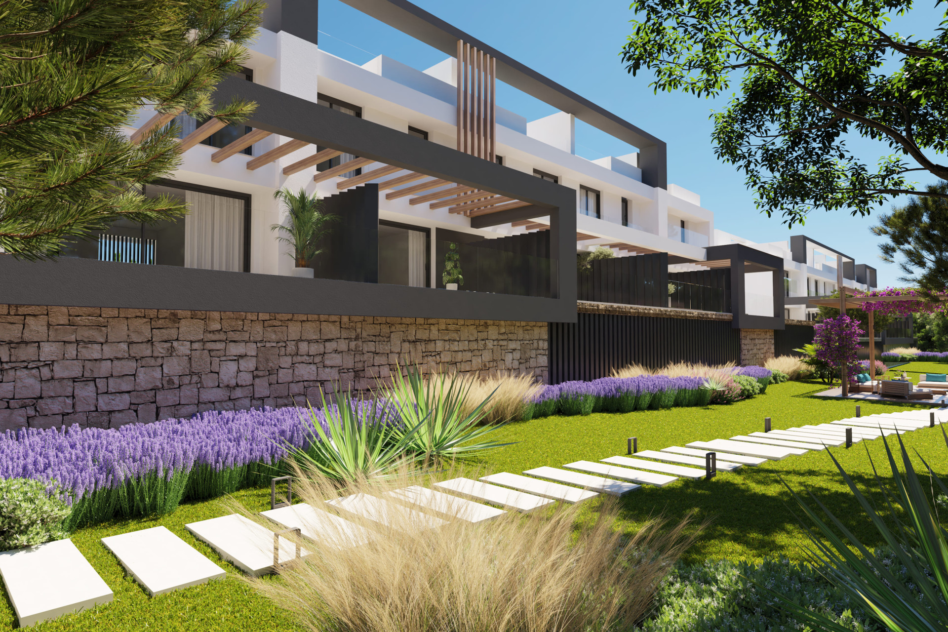 Nieuwbouw Woningen - Herenhuis - Las Lagunas de Mijas