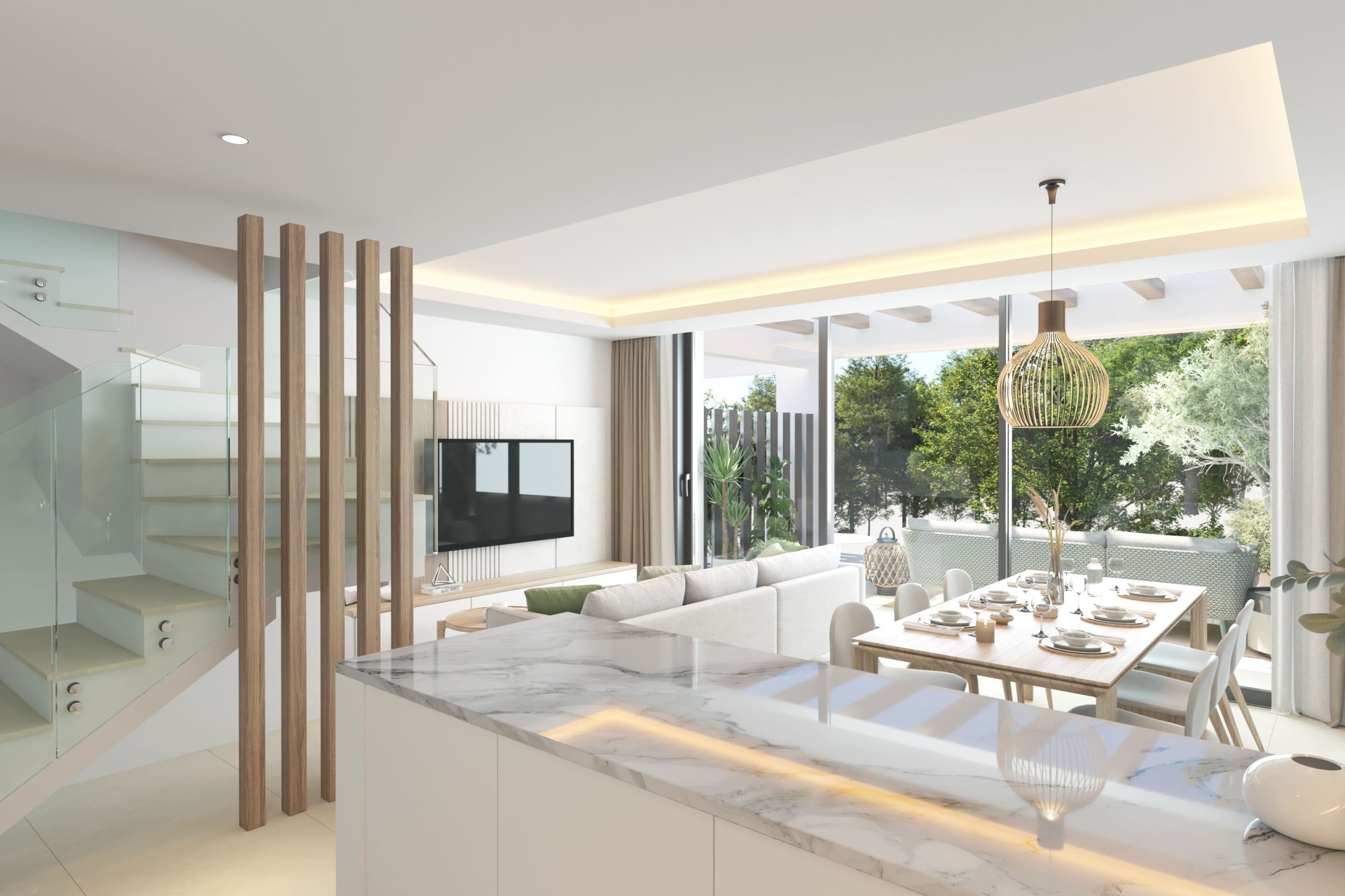 Nieuwbouw Woningen - Herenhuis - Las Lagunas de Mijas