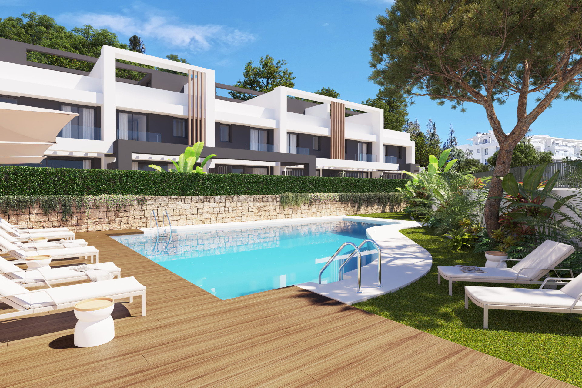 Nieuwbouw Woningen - Herenhuis - Las Lagunas de Mijas