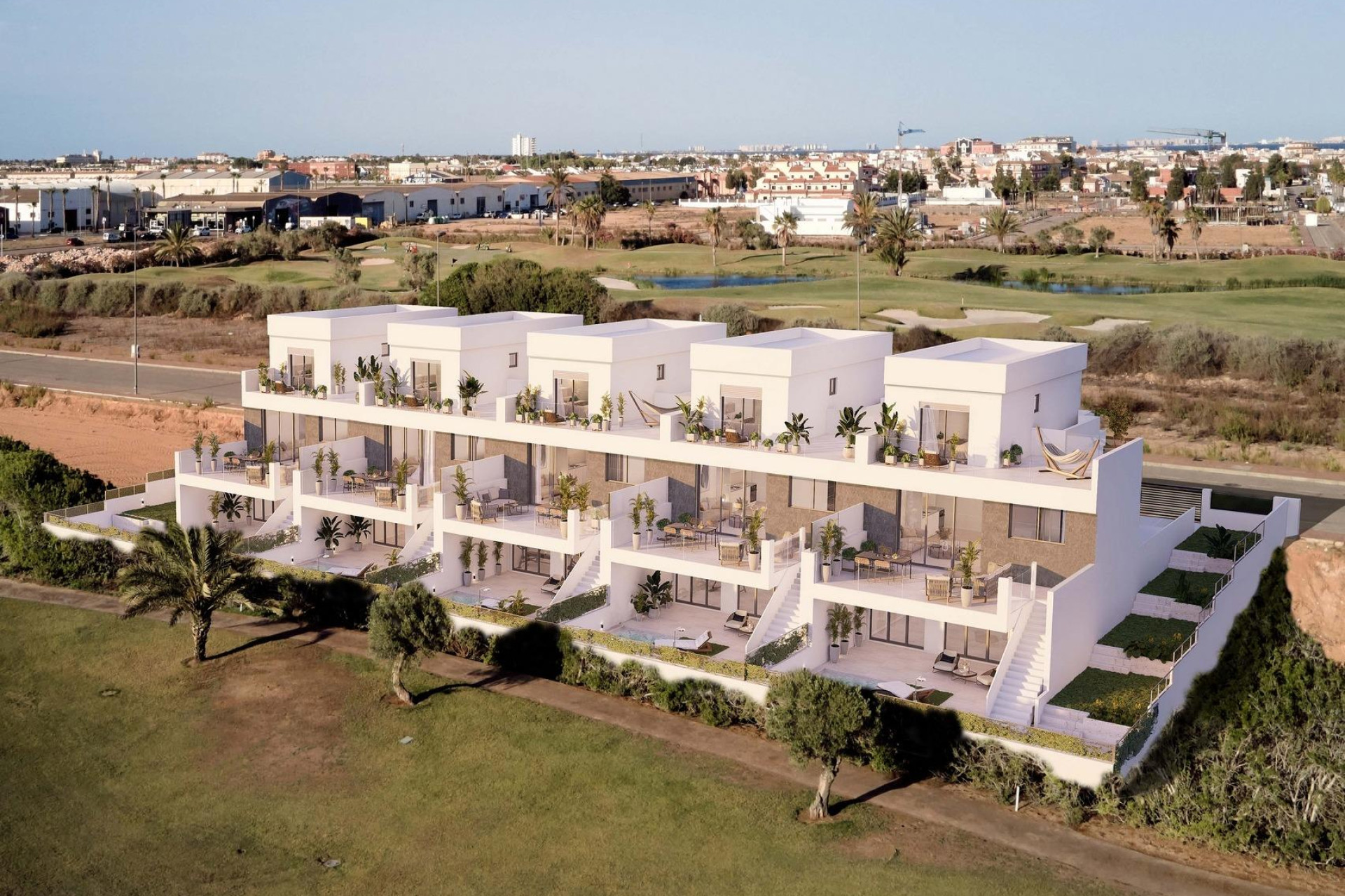 Nieuwbouw Woningen - Herenhuis - Los Alcazares - Serena Golf