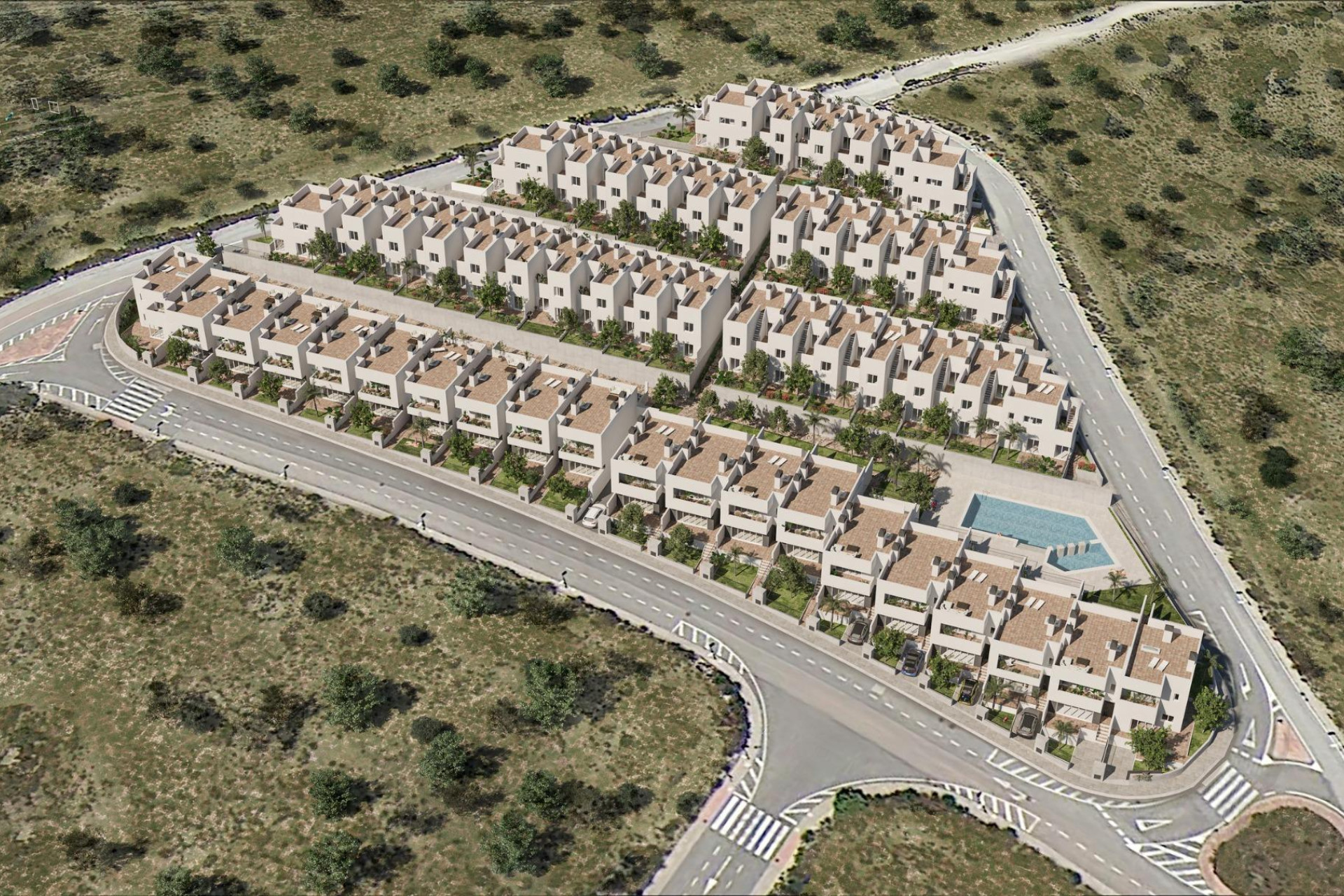 Nieuwbouw Woningen - Herenhuis - Monforte del Cid - Alenda Golf