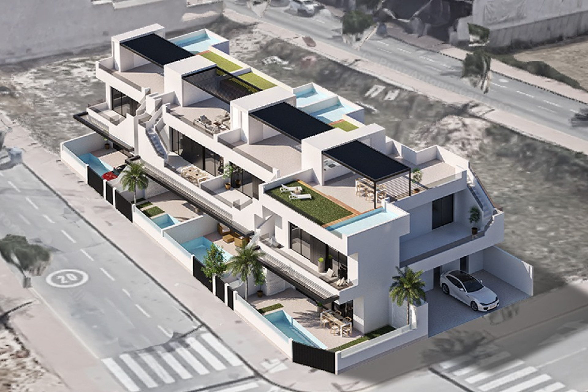 Nieuwbouw Woningen - Herenhuis - Murcia - Las Esperanzas