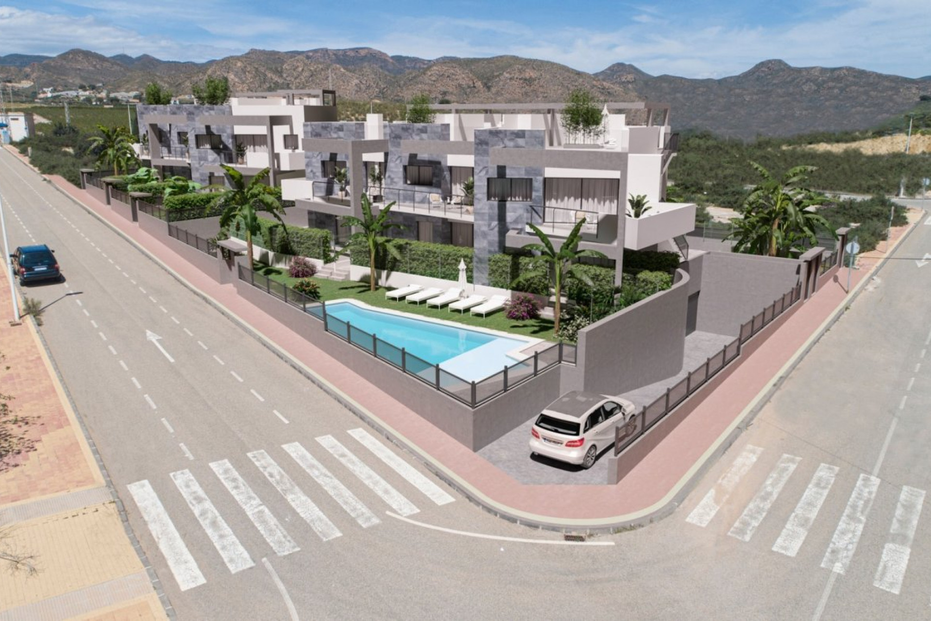 Nieuwbouw Woningen - Herenhuis - Puerto de Mazarron - El Alamillo