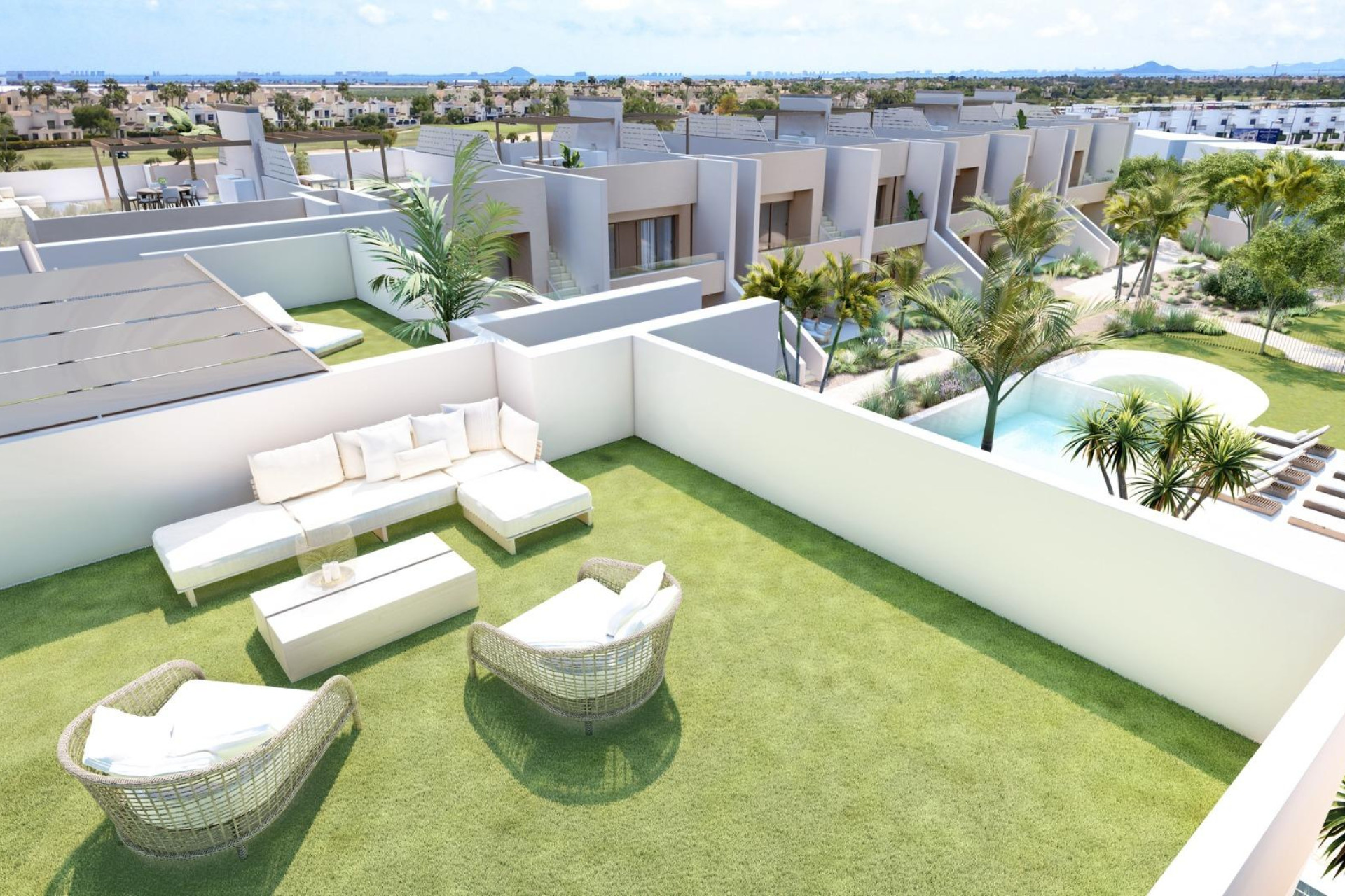 Nieuwbouw Woningen - Herenhuis - San Javier - Roda Golf