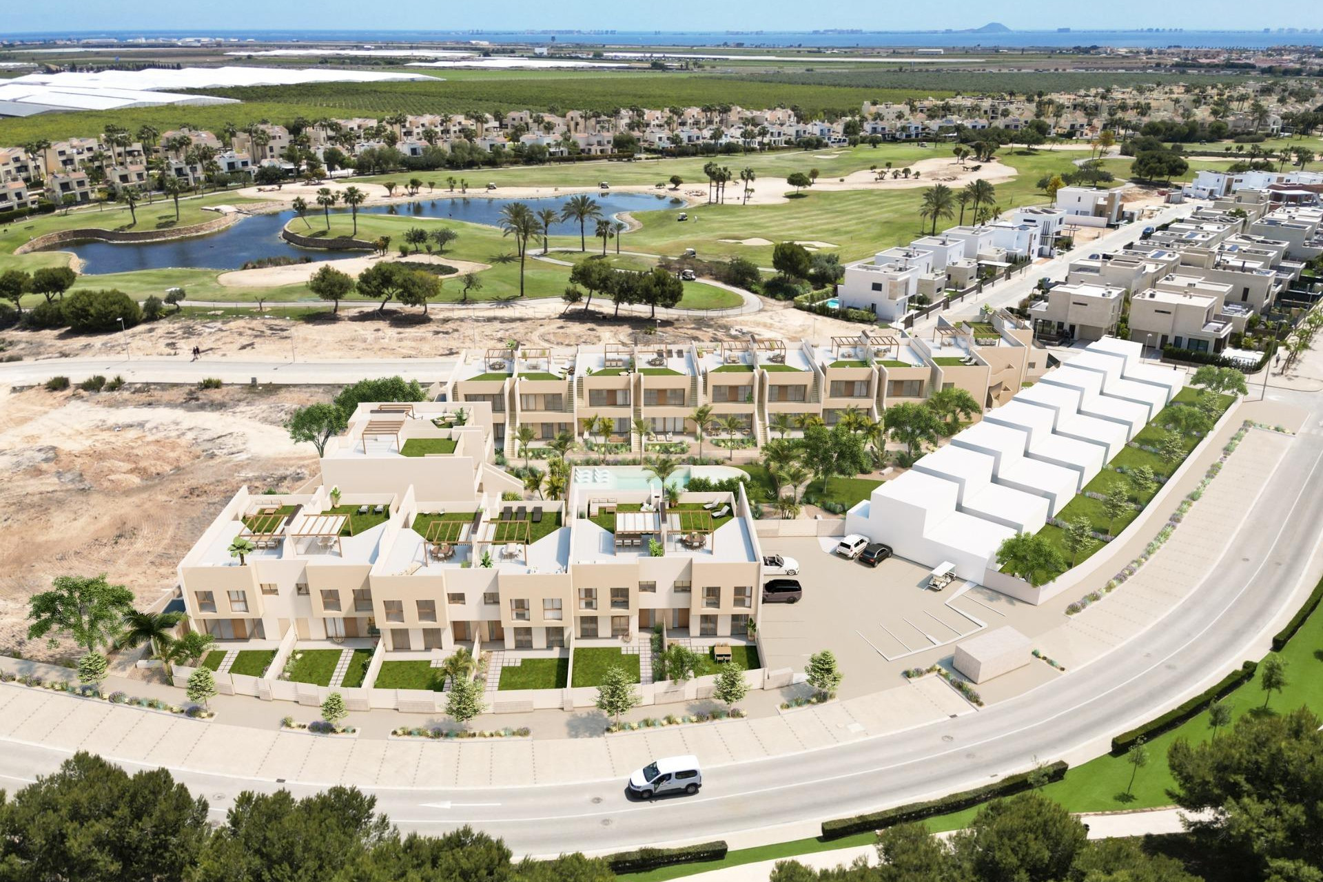 Nieuwbouw Woningen - Herenhuis - San Javier - Roda Golf