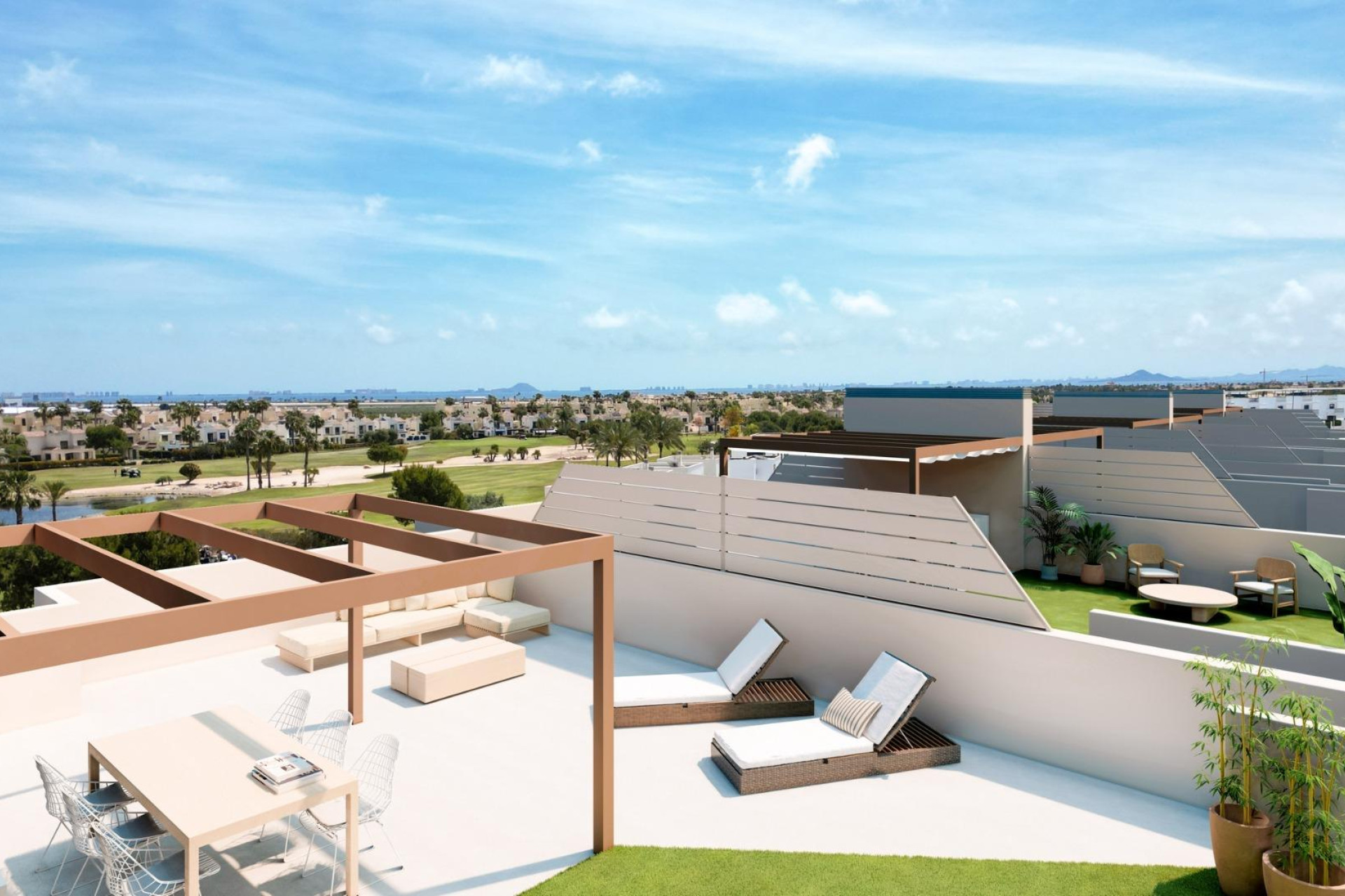 Nieuwbouw Woningen - Herenhuis - San Javier - Roda Golf