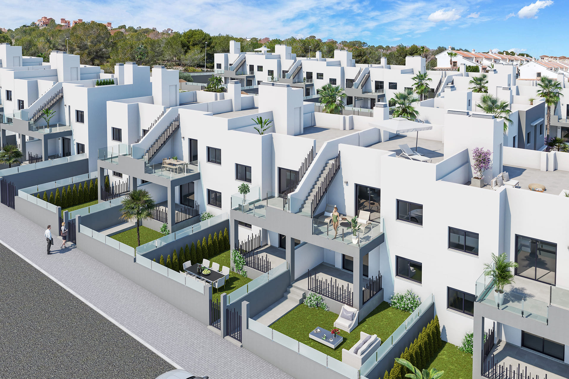 Nieuwbouw Woningen - Herenhuis - San Miguel de Salinas