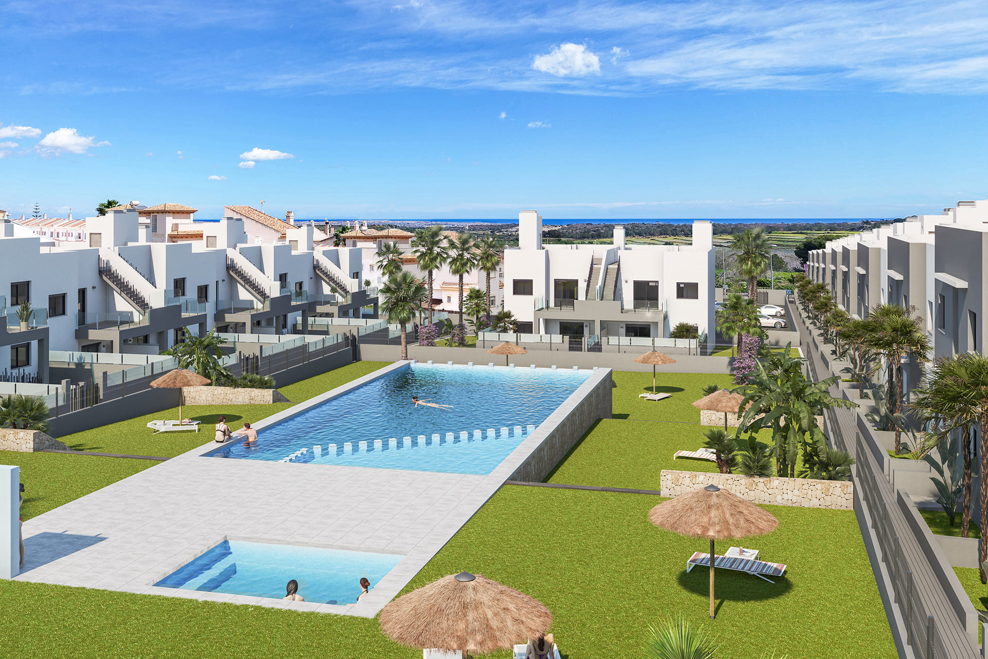Nieuwbouw Woningen - Herenhuis - San Miguel de Salinas