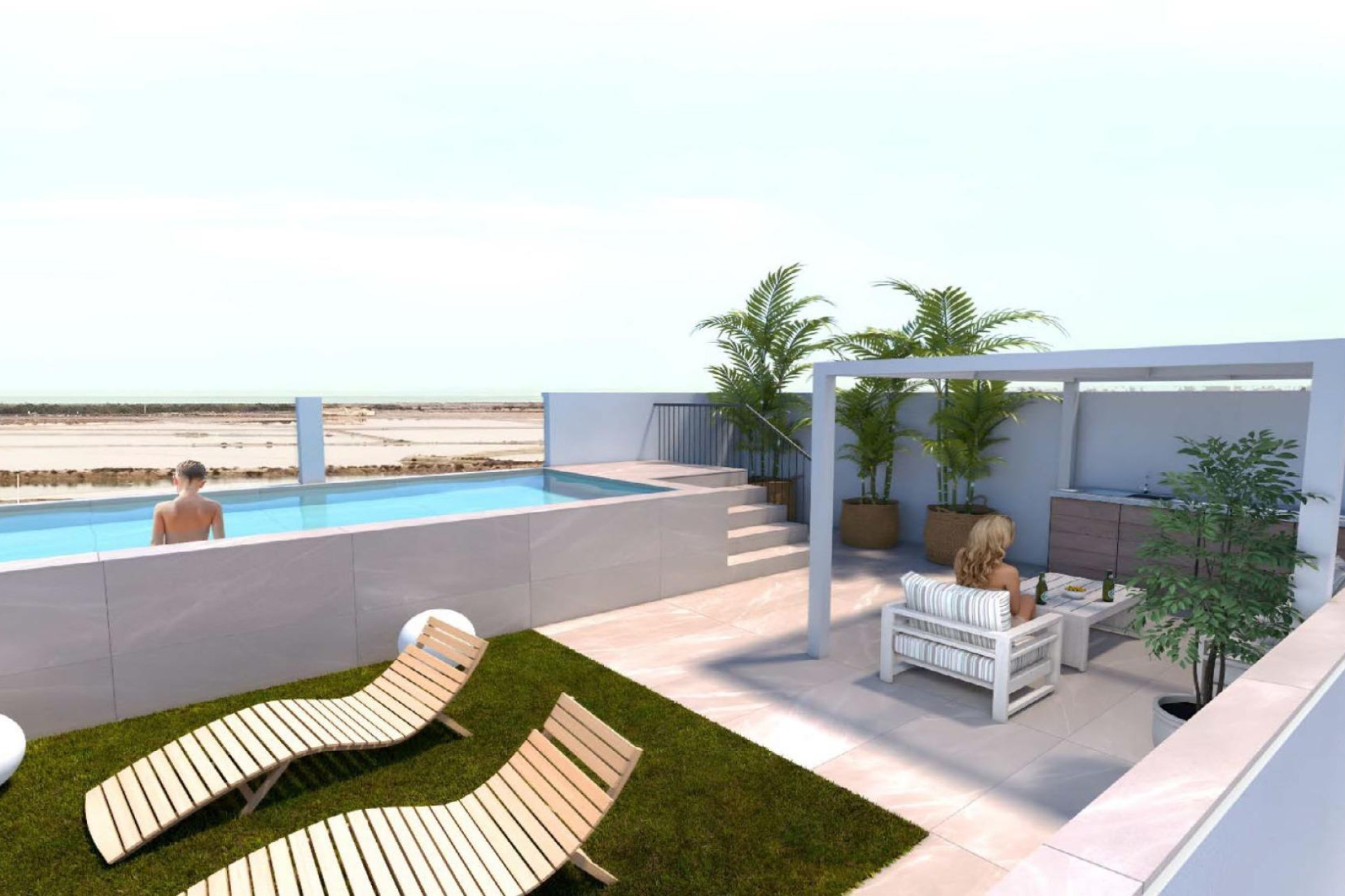 Nieuwbouw Woningen - Herenhuis - San Pedro del Pinatar - Lo Pagan