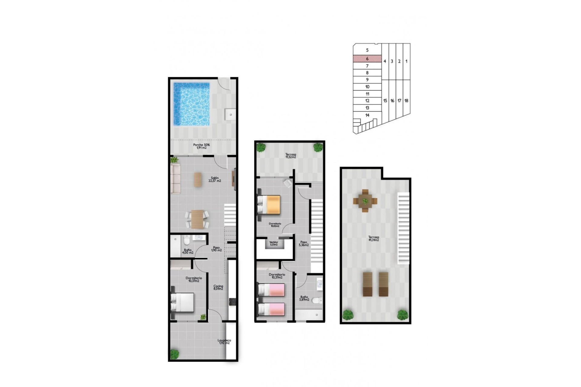 Nieuwbouw Woningen - Herenhuis - San Pedro del Pinatar - Los Antolinos