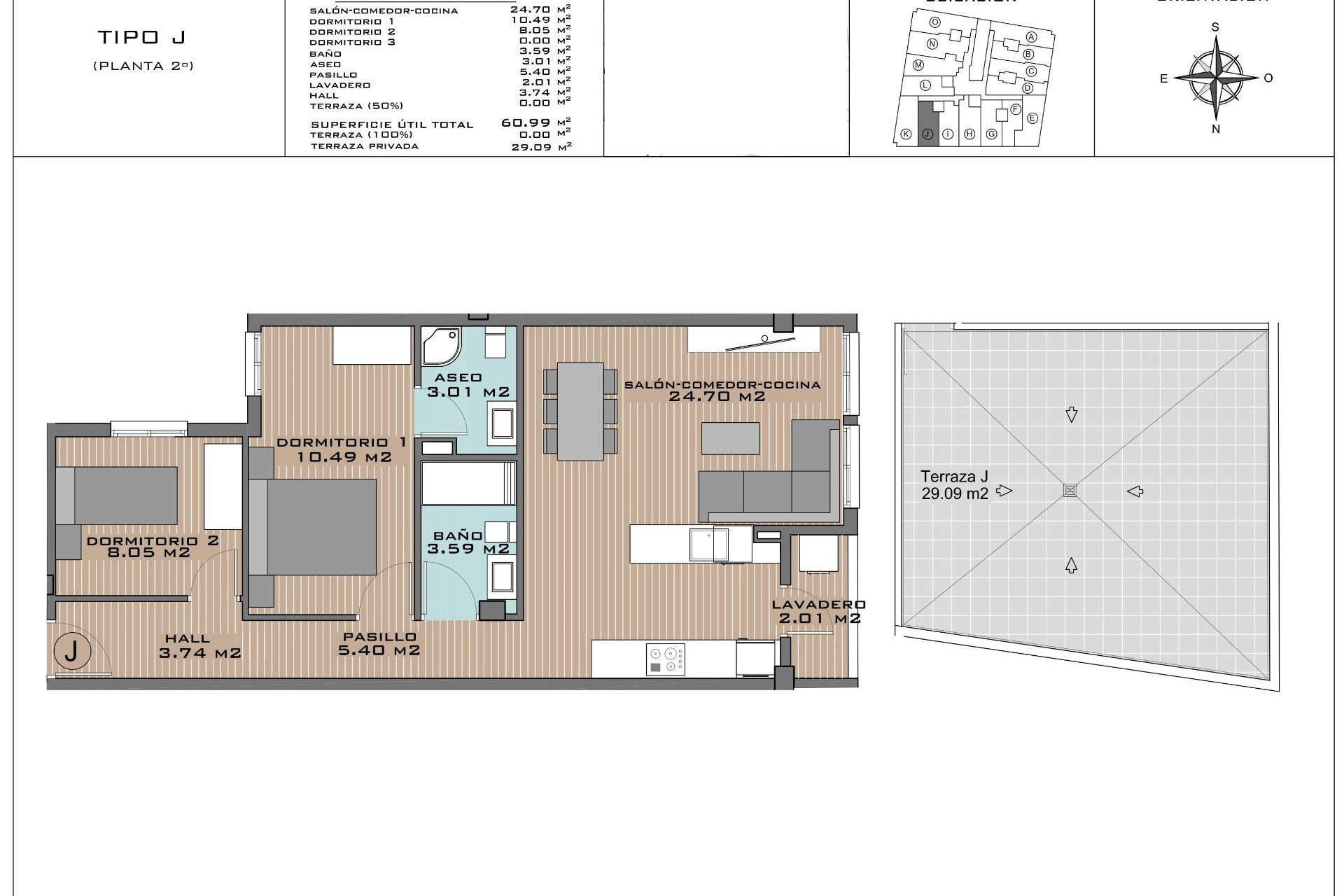 Nieuwbouw Woningen - Penthouse - Algorfa - Pueblo